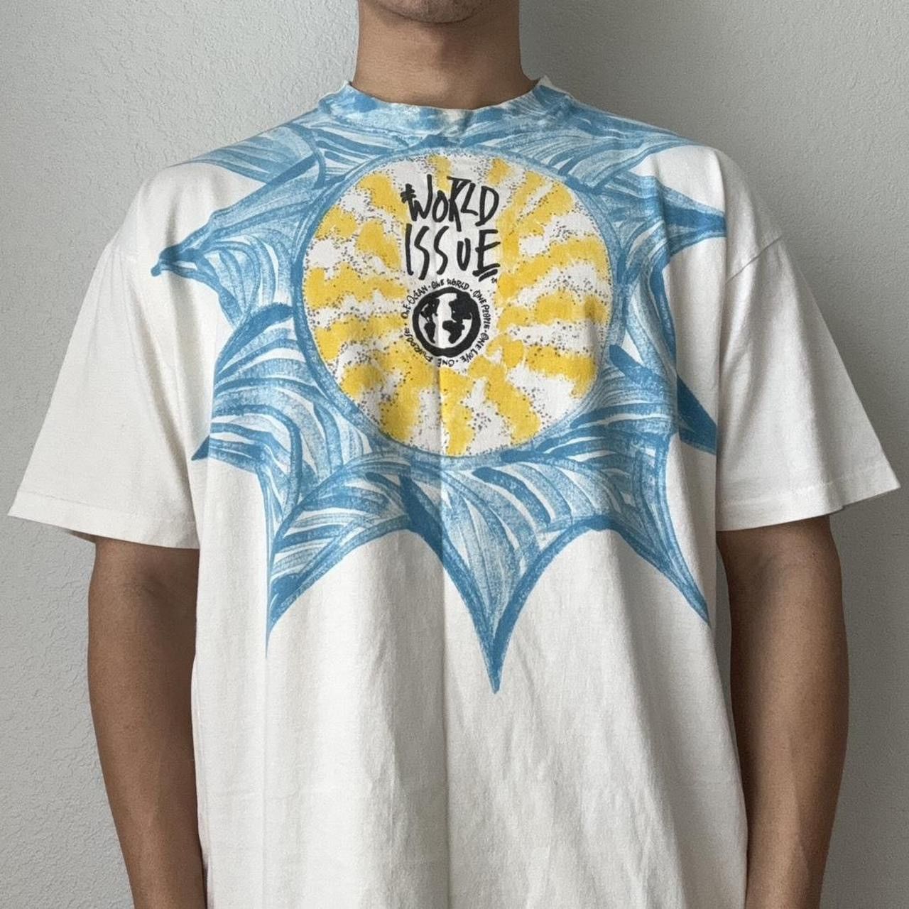 Vintage Vintage 1980s World Issue Environment Awareness Graphics Tee Size US XXL / EU 58 / 5 - 2 Thumbnail
