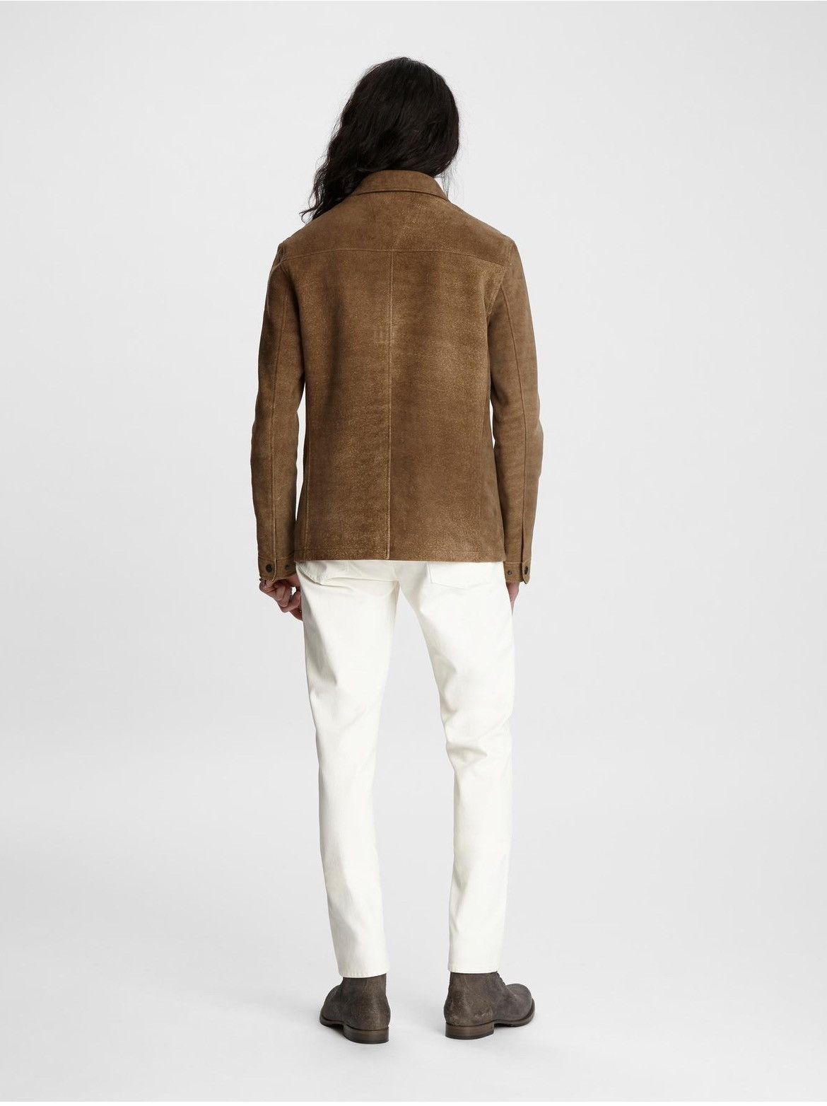 John Varvatos Suede workwear Jacket. 52 Size US L / EU 52-54 / 3 - 15 Thumbnail
