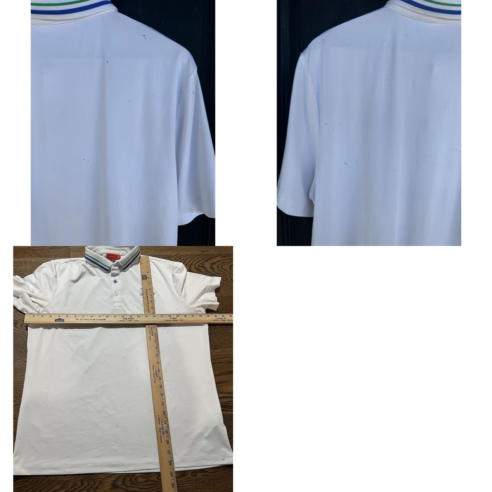 Vintage Redvanly Polo Shirt Men L White Golf Preppy Logo Embroidered Breathable Stretch All Seasons Size US L / EU 52-54 / 3 - 8 Thumbnail