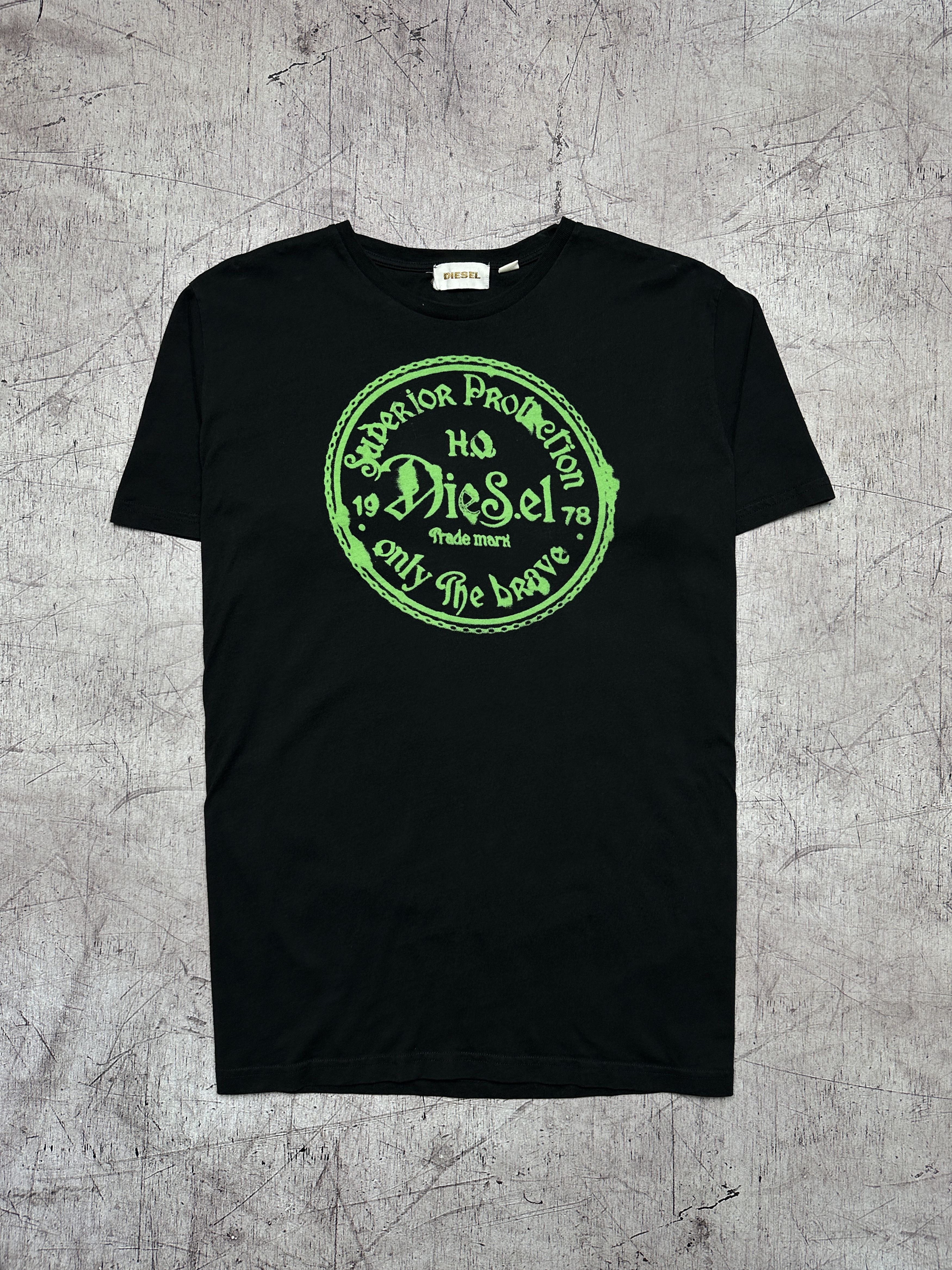 Diesel × Vintage Diesel Mens Crew Neck T-Shirt Size US XL / EU 56 / 4 - 1 Thumbnail