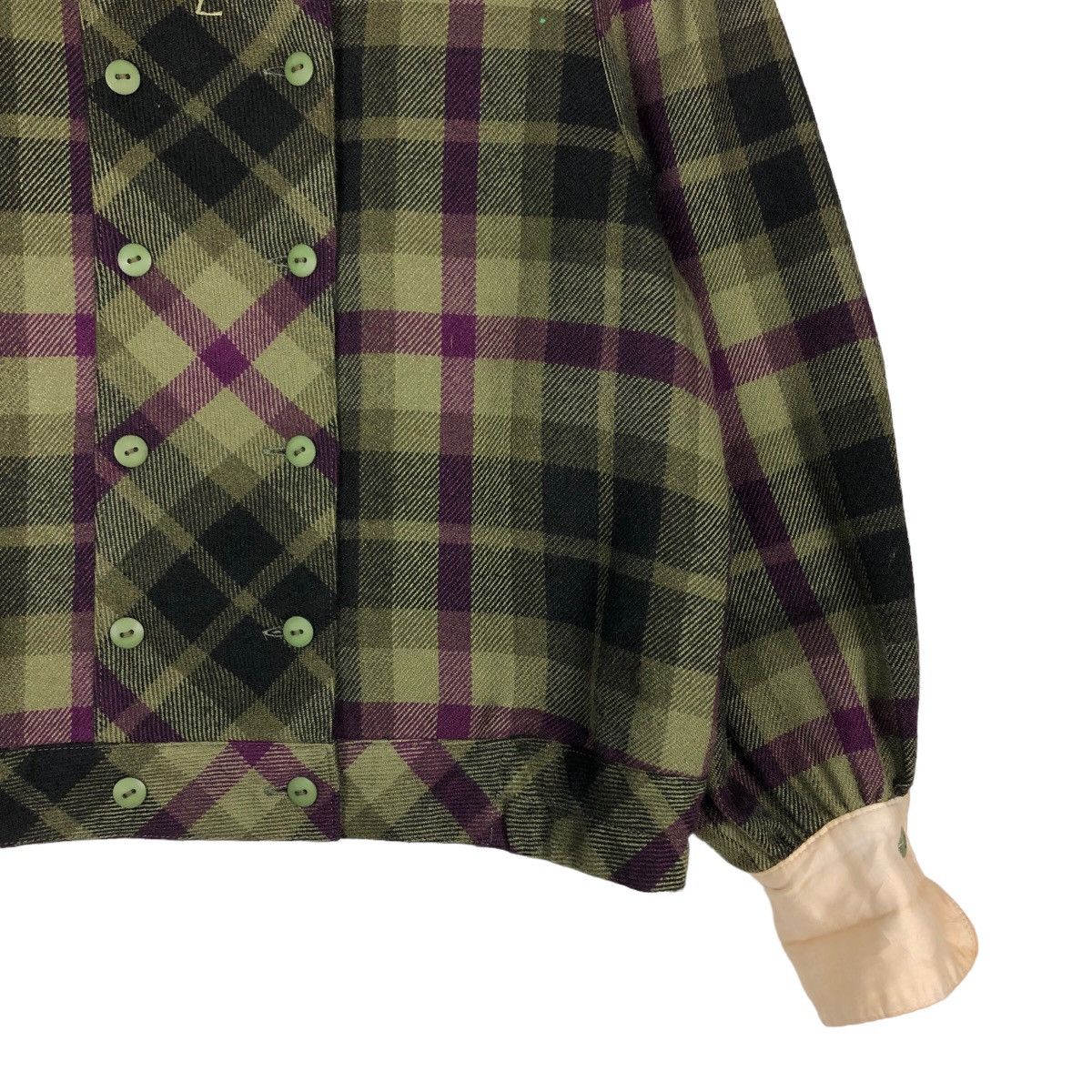Vintage 🔥Vintage Cropped Jacket Yves Saint Laurent Enfants Size US S / EU 44-46 / 1 - 5 Thumbnail