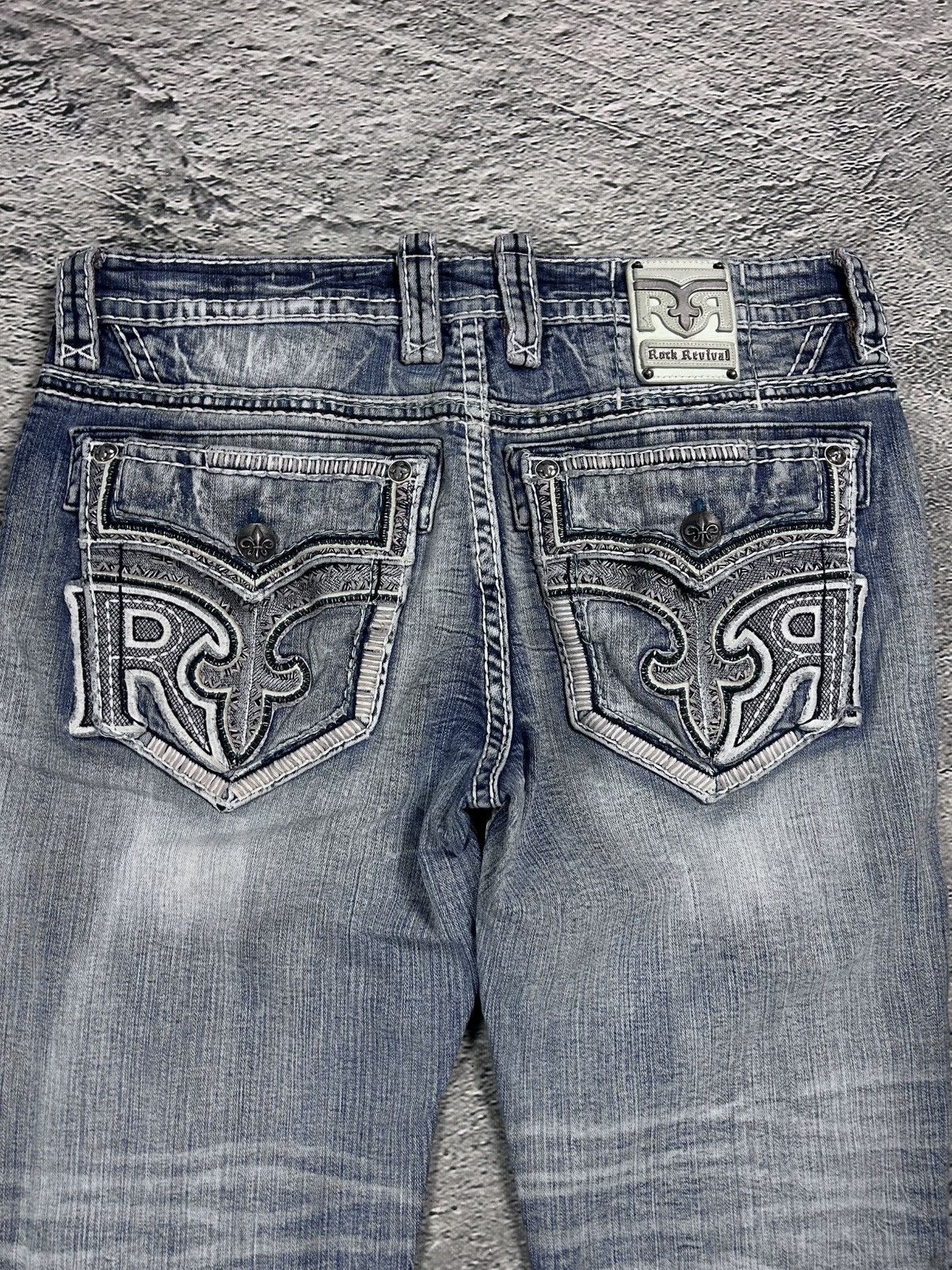 Rock Revival Rock Revival vintage baby blue jeans Y2K straight jamon Size US 36 / EU 52 - 2 Thumbnail