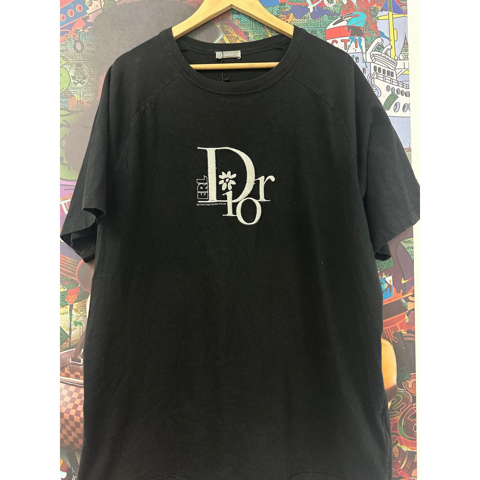 Dior Dior ERL Tee Black Used XXL Size US XXL / EU 58 / 5 - 1 Thumbnail