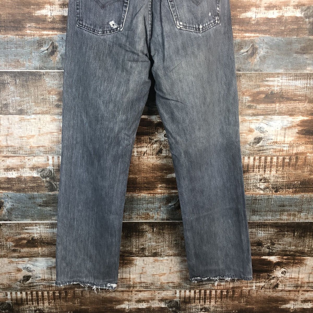 Levi's DLL Levis 503 vintage faded Gray Denim Pants #C284 Size US 30 / EU 46 - 14 Thumbnail