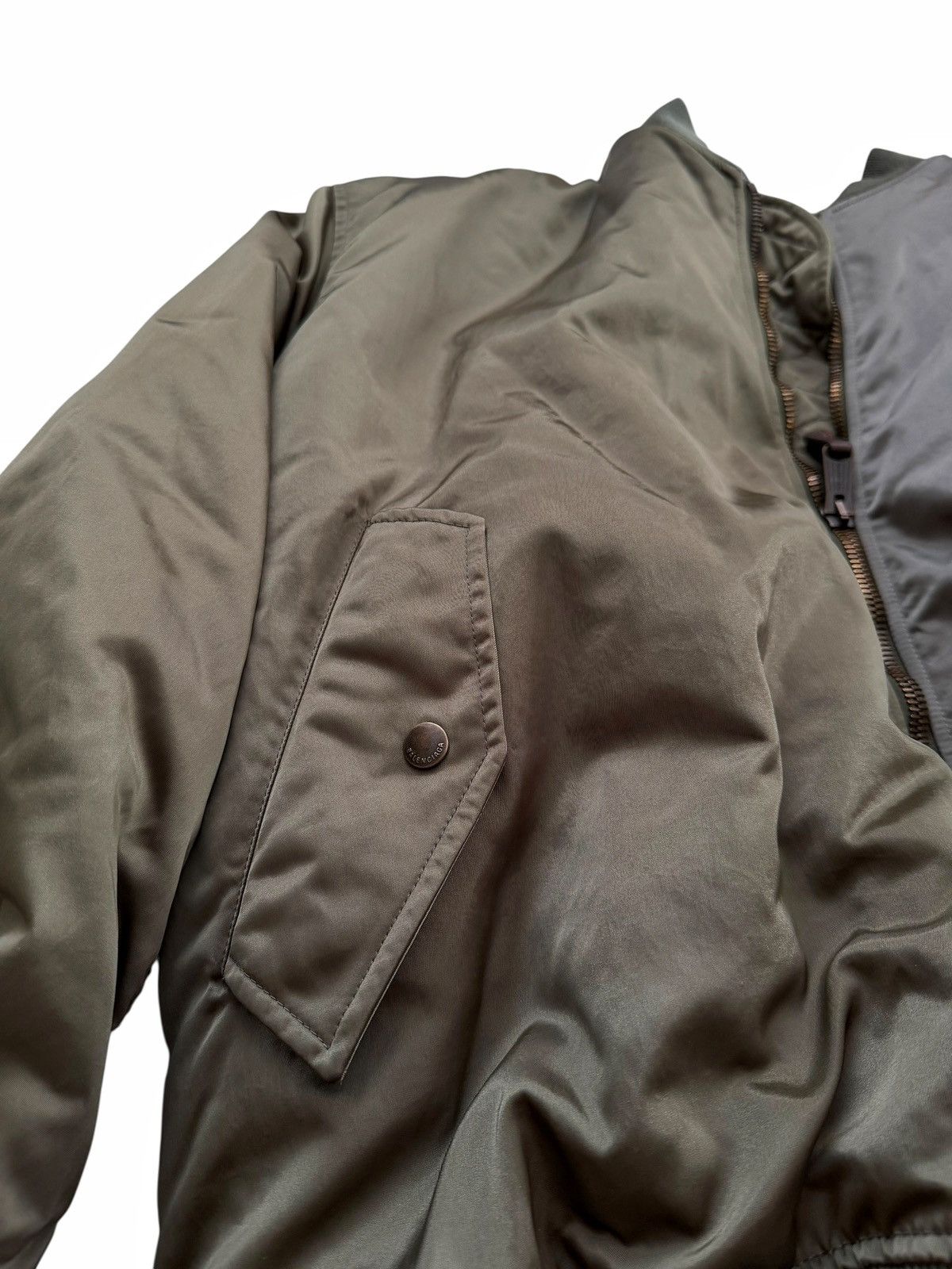 Balenciaga Double Sleeve Four Arm Split Nylon Bomber Size US M / EU 48-50 / 2 - 8 Thumbnail