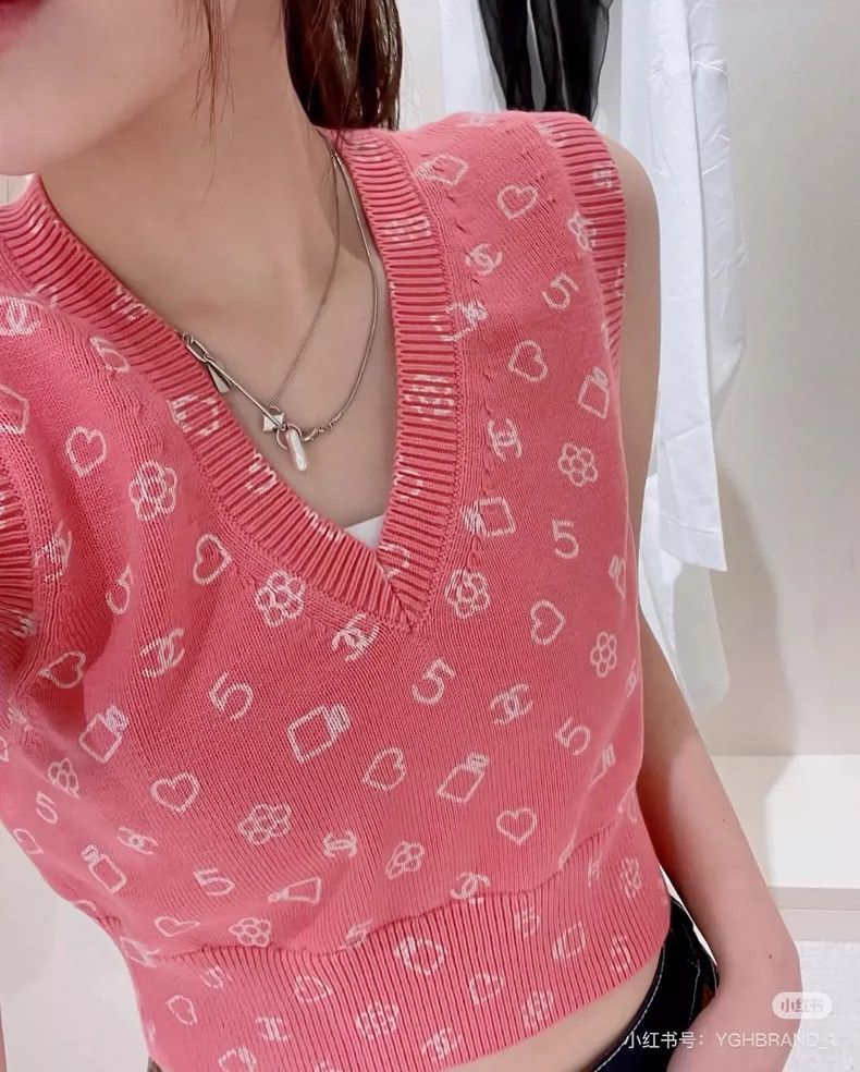 Chanel Chanel 23c pink love vest Size XXS / US 00 / IT 34 - 6 Thumbnail