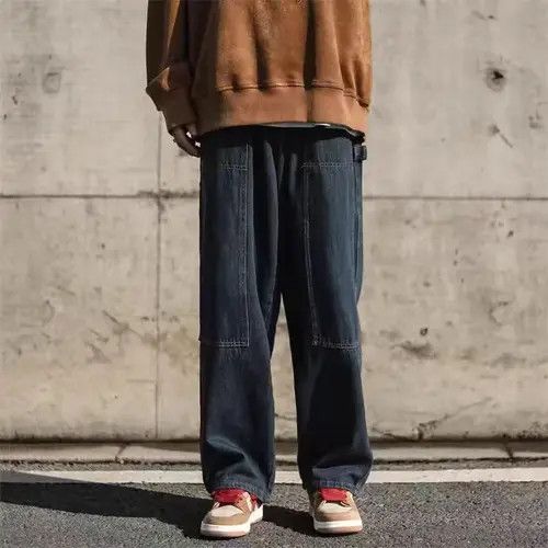 Japanese Brand Hamada x Asai Blue High Street Vintage Loose Jeans Size US 31 - 6 Thumbnail