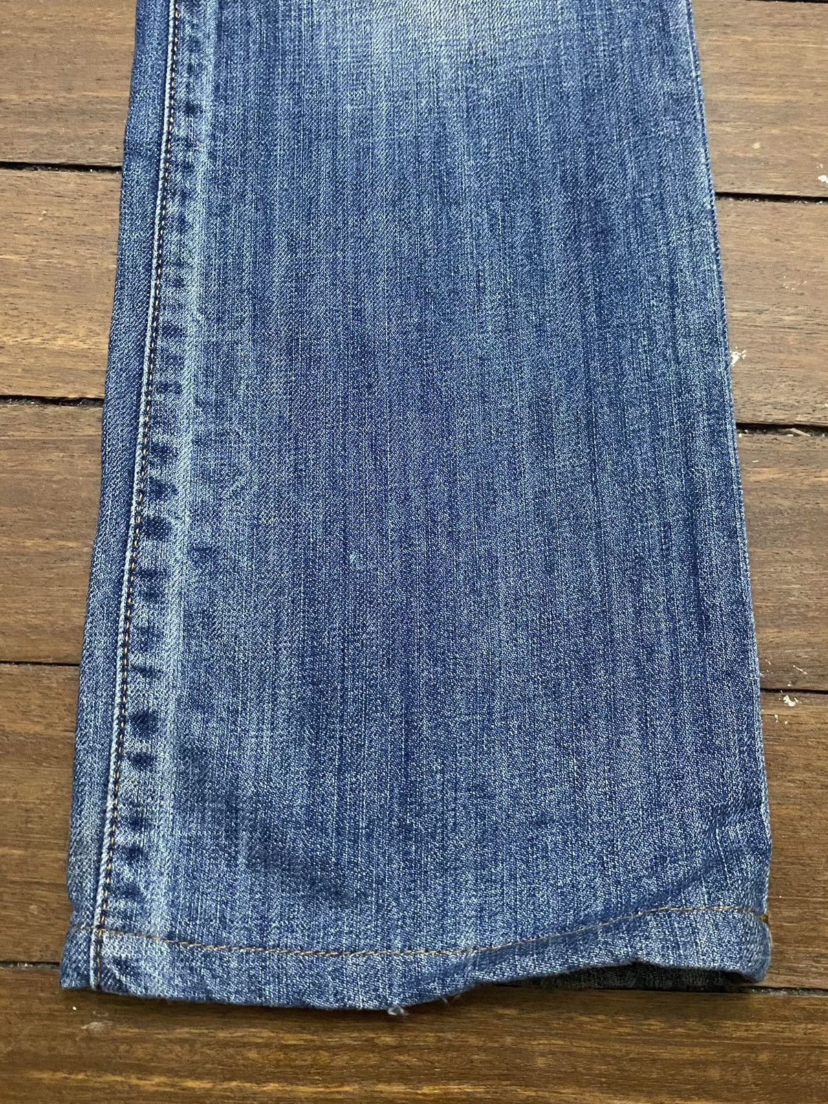 John Galliano Rare Design Vintage Brand John Galliano Flared Jeans 2000s Size US 28 / EU 44 - 6 Thumbnail