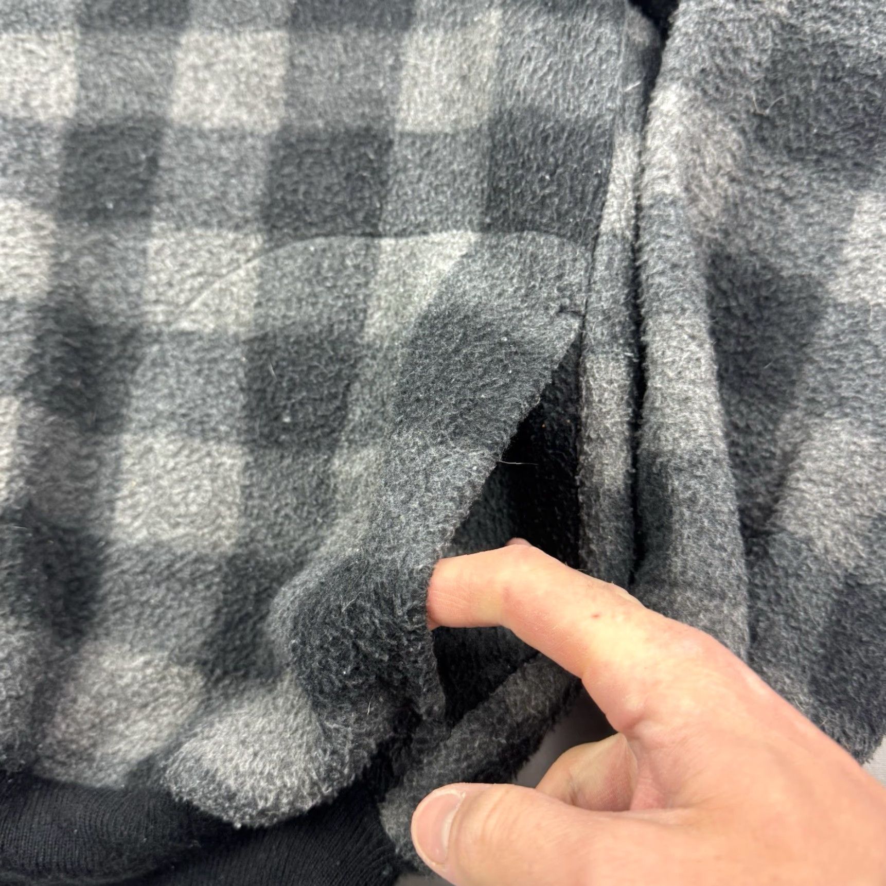Vintage VINTAGE UNIONBAY Fleece Jacket Quarter Zip Adult Medium Plaid Hipster 80s Mens Jacket Size US M / EU 48-50 / 2 - 7 Thumbnail