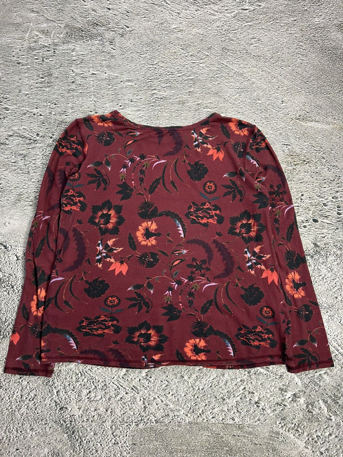 Sandro Sandro Paris longsleeve floral red Size M / US 6-8 / IT 42-44 - 9 Thumbnail