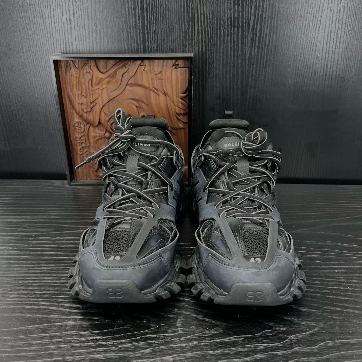 Balenciaga Balenciaga Track Black 42 Like New Size US 9 / EU 42 - 5 Thumbnail