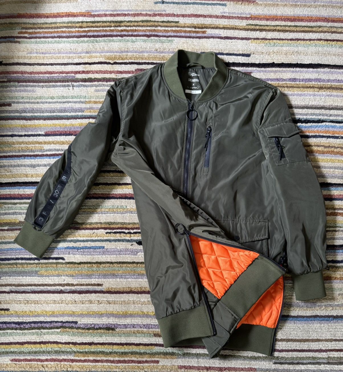 Japanese Brand Creamsoda Japanese streetwear WELL MADE Bomber, XL, NNT Size US XL / EU 56 / 4 - 5 Thumbnail