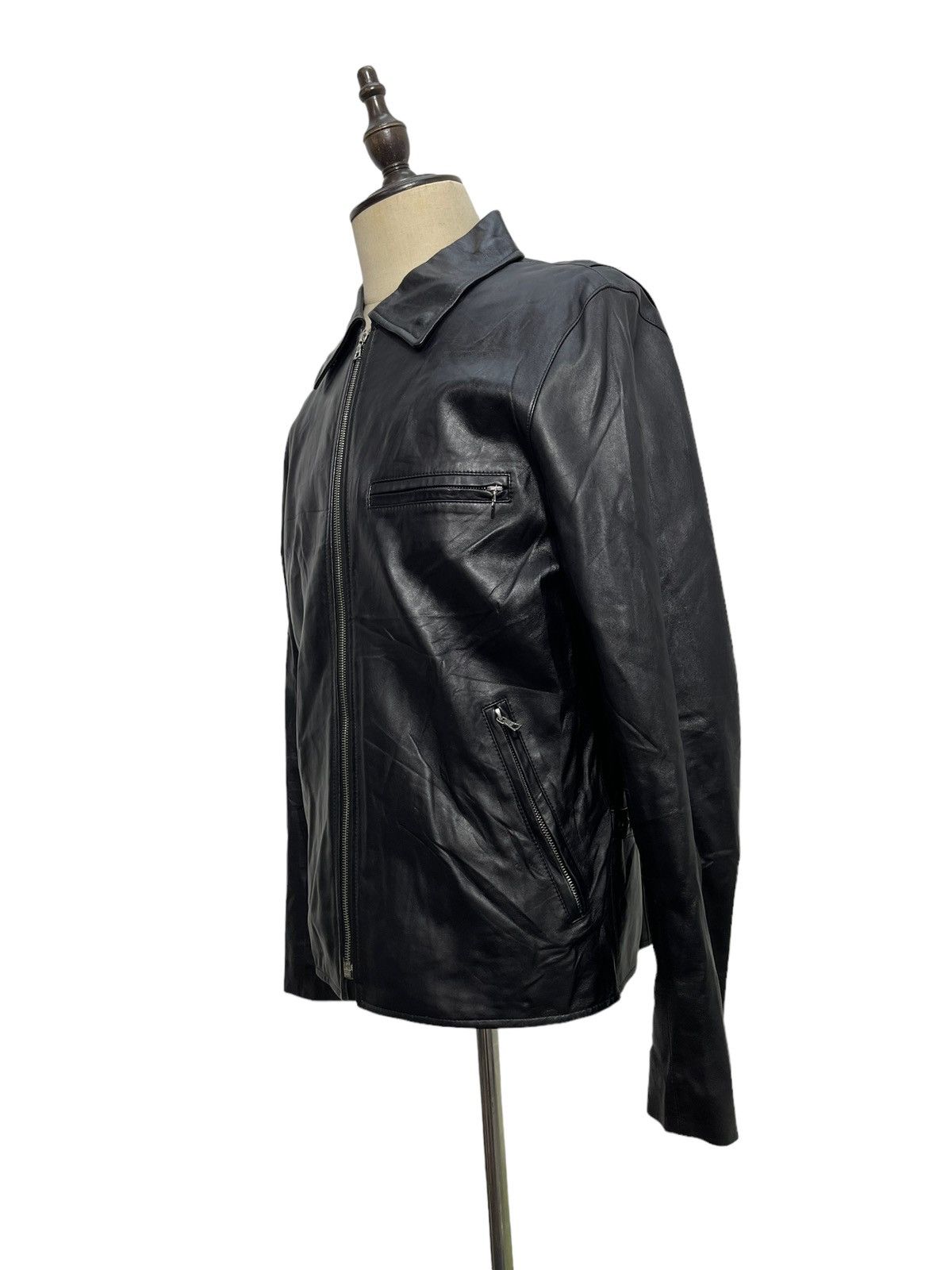 Bape Bape Sheep Skin Leather Jacket Nigo Bathing Ape Y2K 2🟦 Size US L / EU 52-54 / 3 - 2 Thumbnail