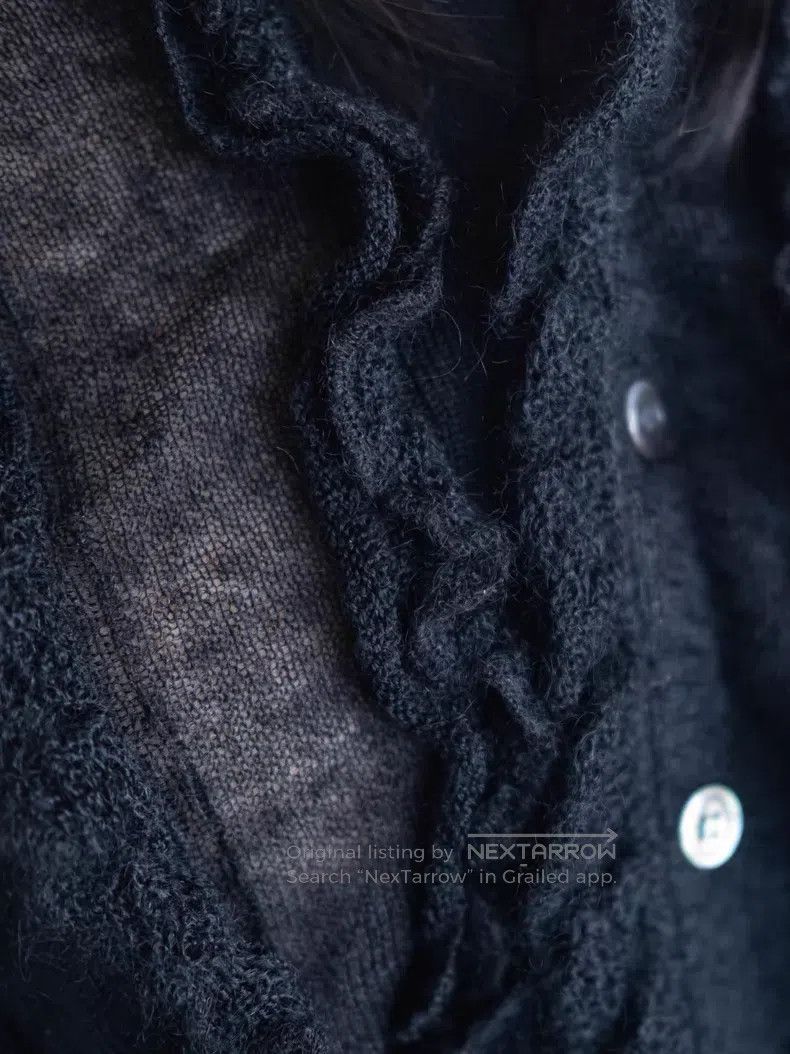 Junya Watanabe JUNYA WATANABE Black lace knitted top Size M / US 6-8 / IT 42-44 - 6 Thumbnail