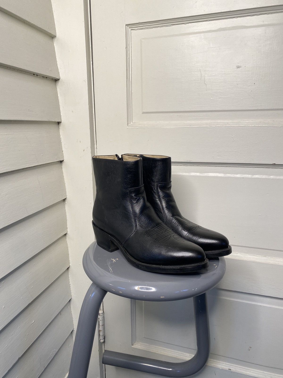 Durango Durango Leather Zip-Up Cowboy Boots | Grailed