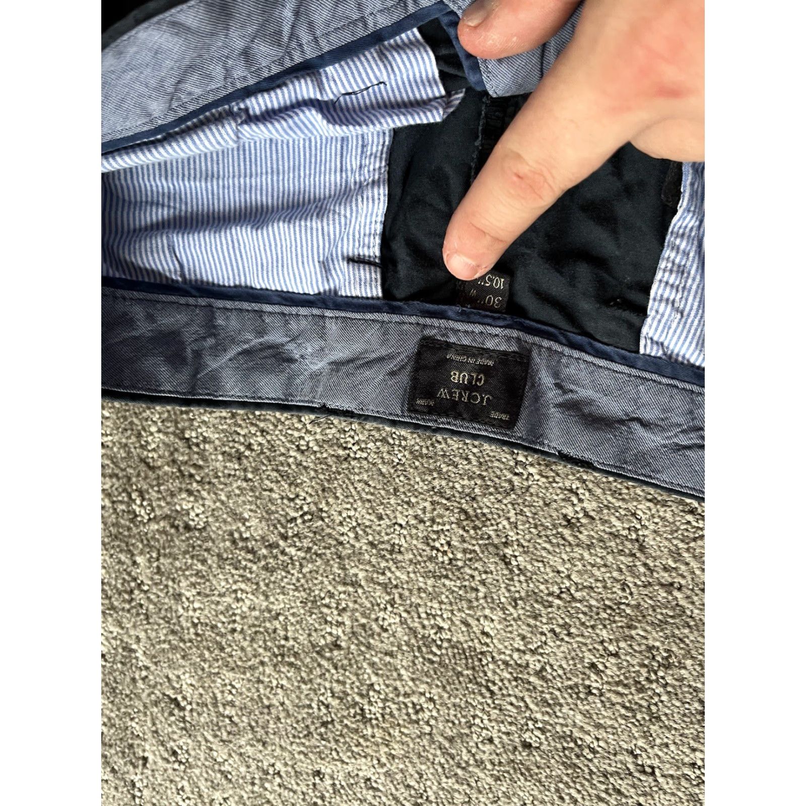 J.Crew J.CREW Chino Shorts Mens 30 Cotton Blue Casual Preppy Size US 30 / EU 46 - 3 Thumbnail