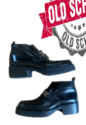 image of Avant Garde x Dockers Vintage Platform Boots Dockers In Leather, Men's (Size 11)