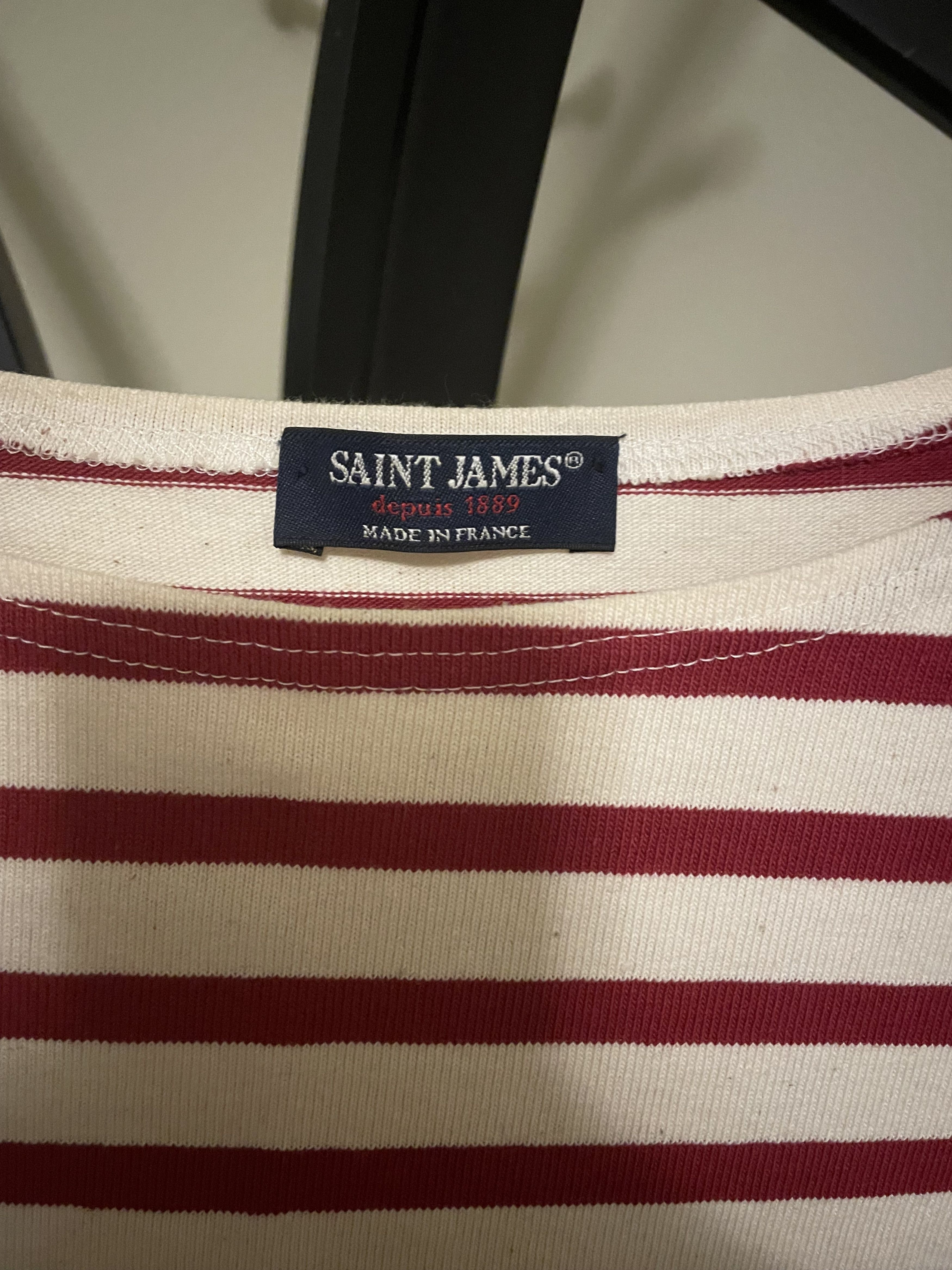 Saint James Saint James Galathée II Breton Striped Top - Red/White Size M / US 6-8 / IT 42-44 - 4 Thumbnail