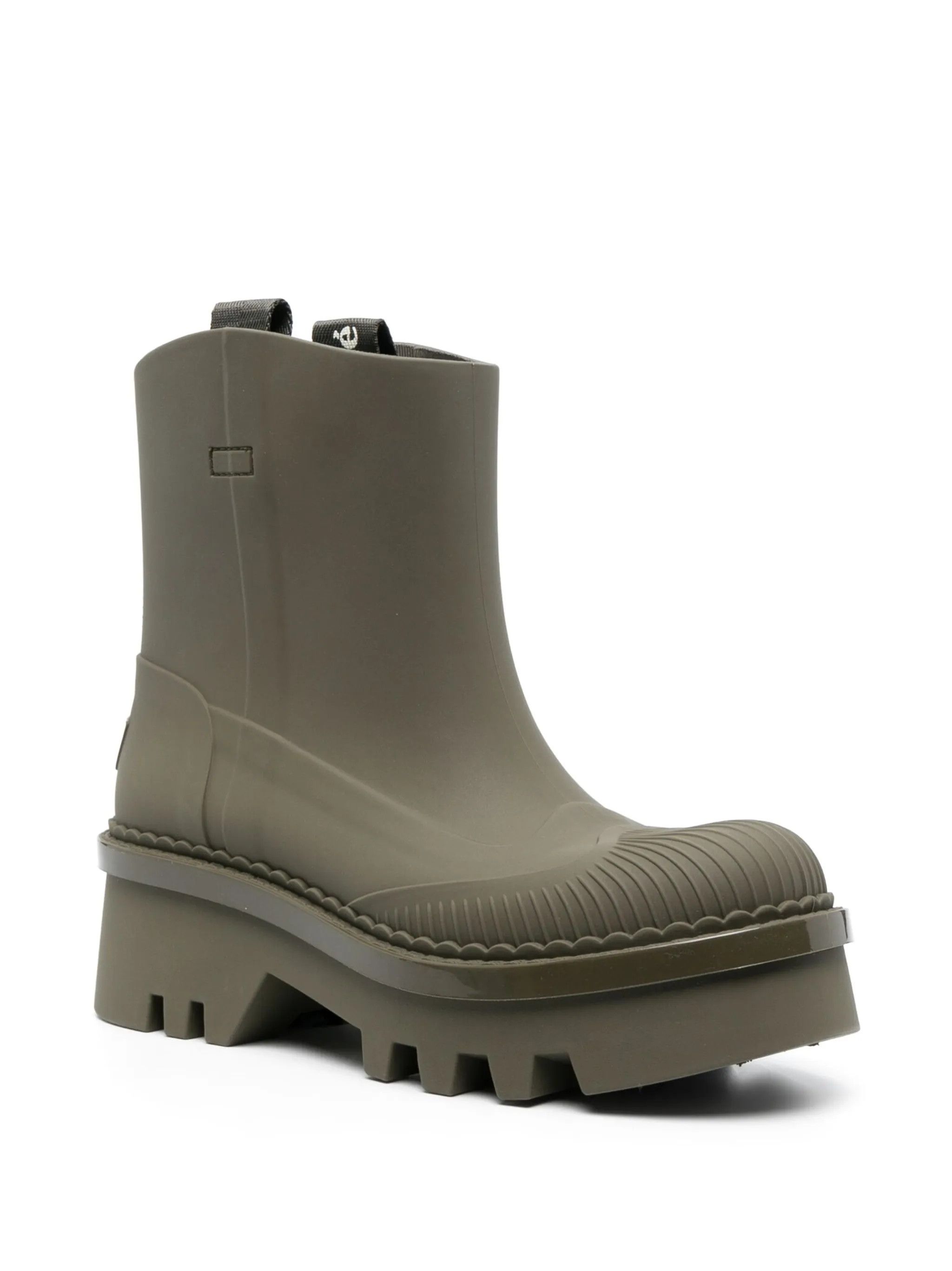 Chloe o1y0825 Ankle Boots in Military Green Size US 10 / IT 40 - 2 Thumbnail