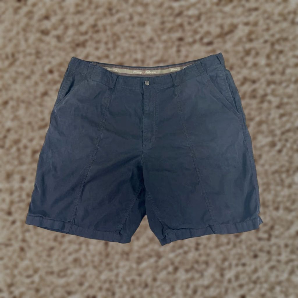 Tommy Bahama Tommy Bahama Shorts Men 40 Black Tencel Cotton Blend Chino Beach Resort Size US 40 / EU 56 - 1 Thumbnail