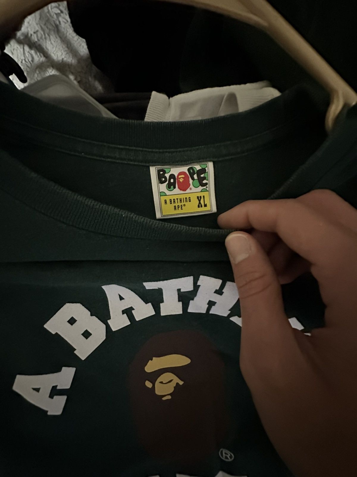 Bape Bape College Tee Size US XL / EU 56 / 4 - 3 Thumbnail