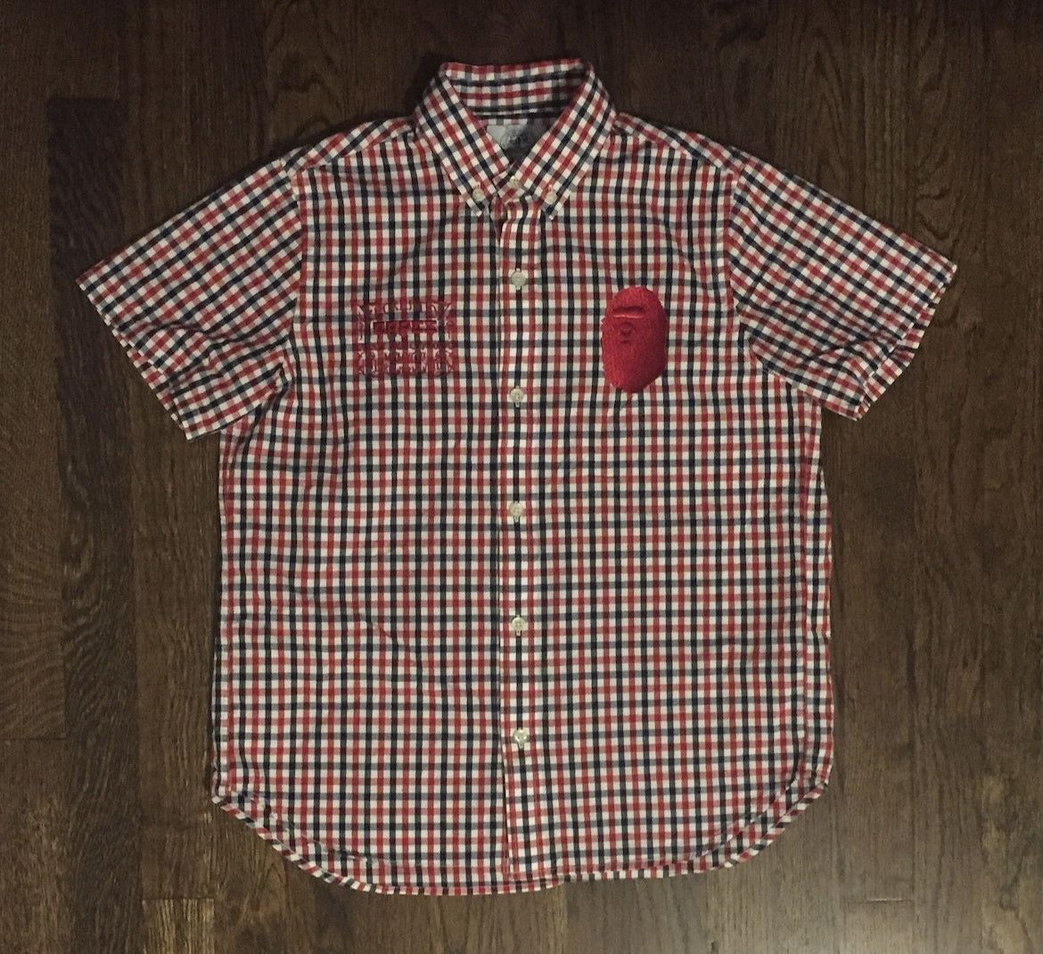 Bape Ape Head Button Up Shirt Size S / US 4 / IT 40 - 1 Thumbnail