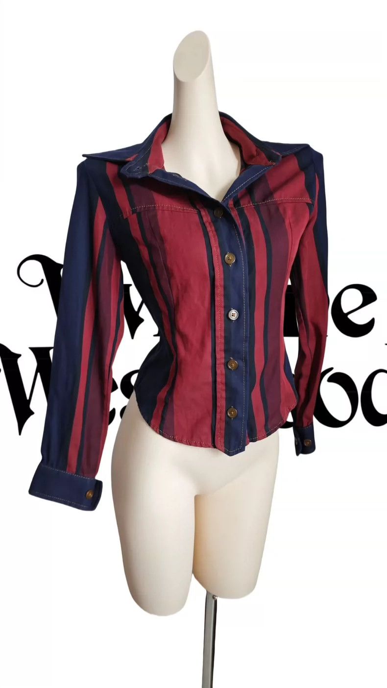 Vivienne Westwood Vivienne Westwood size1 Striped shirt Size S / US 4 / IT 40 - 2 Thumbnail