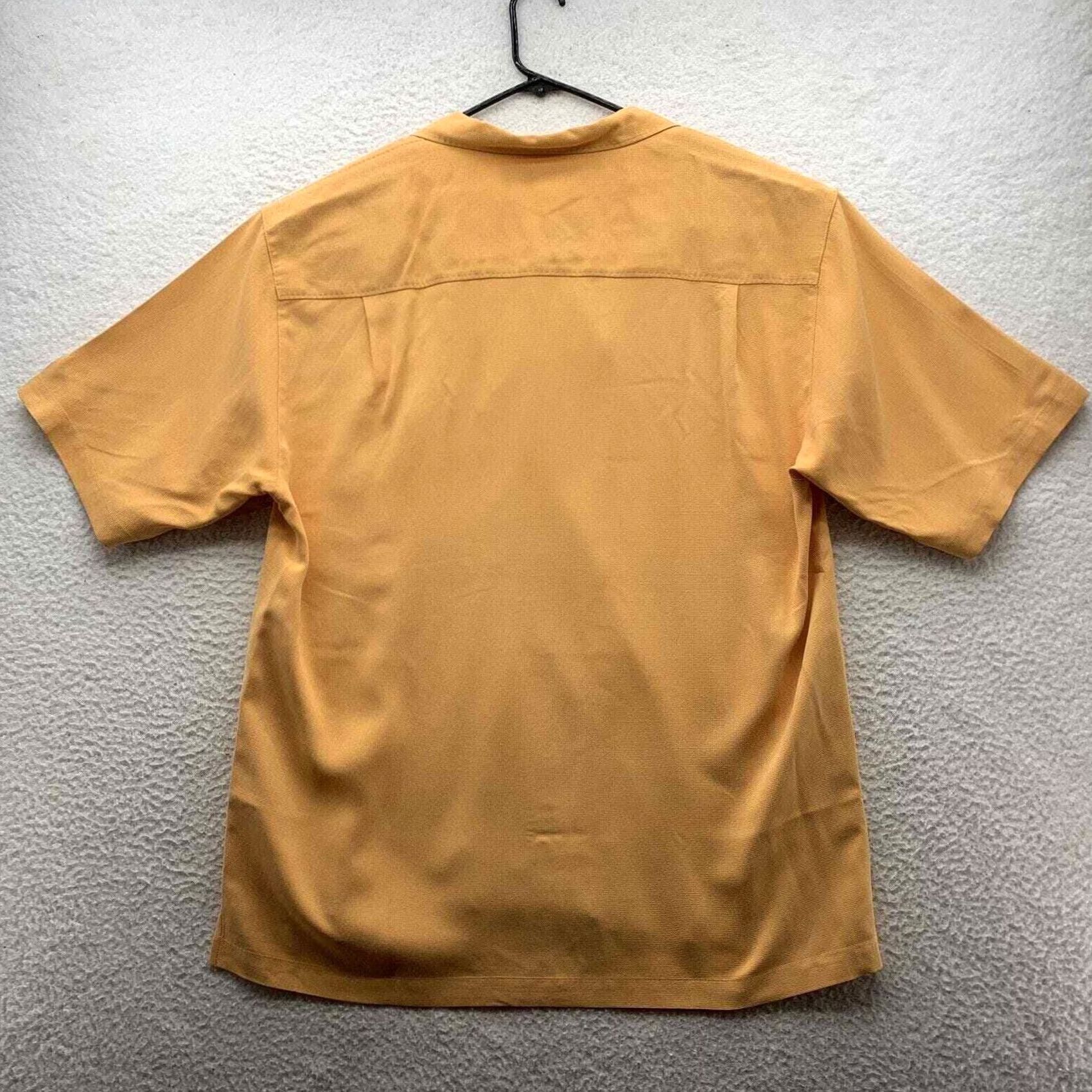 Tommy Bahama Tommy Bahama Shirt Mens L Large Orange Silk Relaxed Fit Comfort Casual Button Up Size US L / EU 52-54 / 3 - 4 Thumbnail