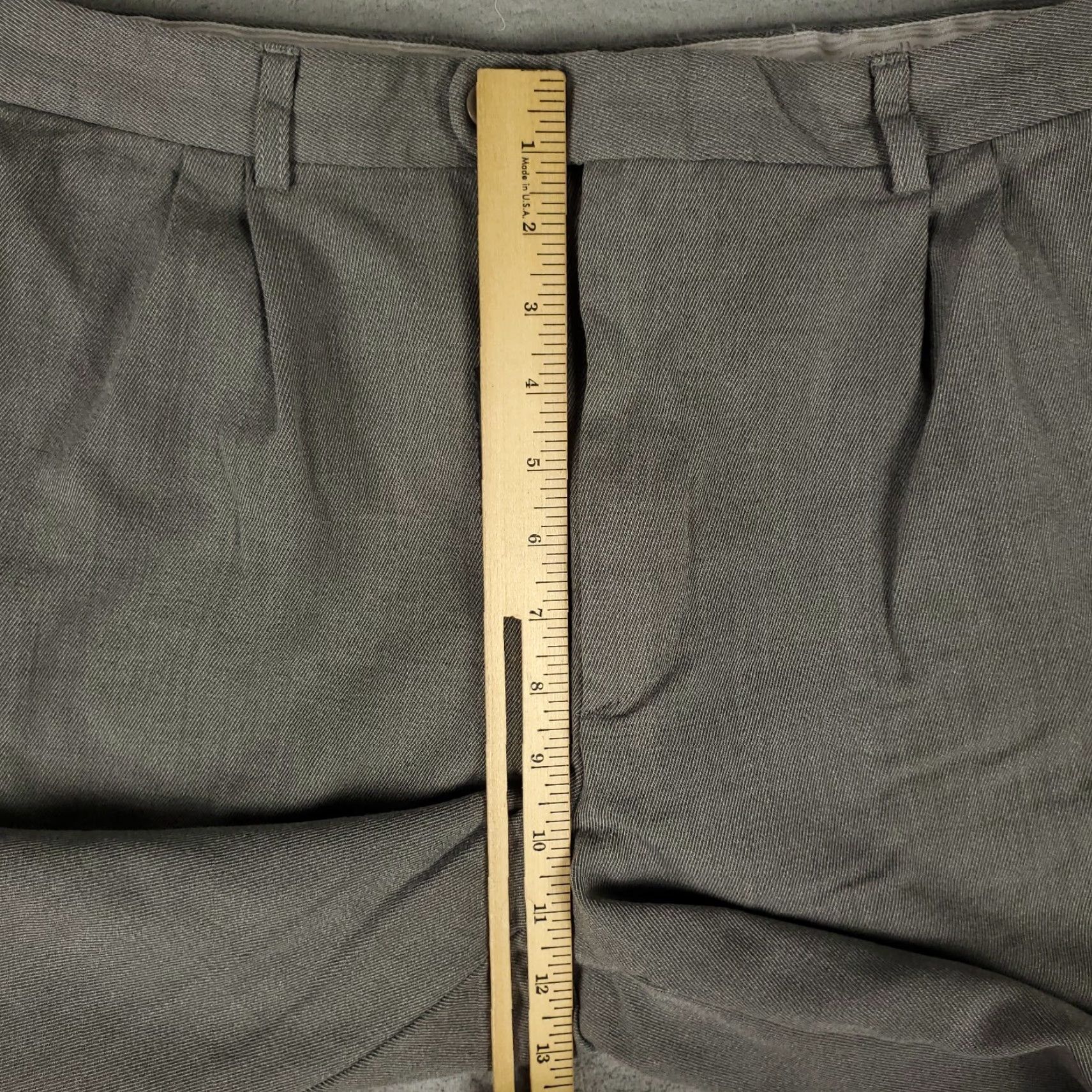 Zanella Zanella Gray Wool Dress Pants 34x30 Pleated Regular Fit Mens Size US 34 / EU 50 - 5 Thumbnail