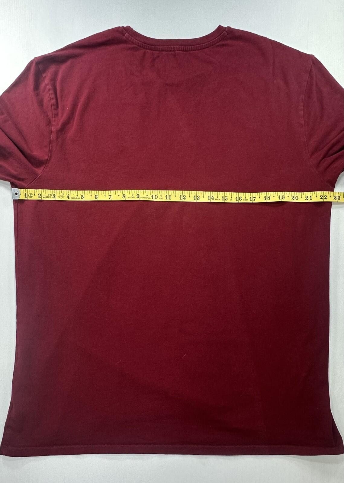 Uniqlo Tommy Hilfiger Cotton Crew Neck Logo T-Shirt Red Mens XL Size US L / EU 52-54 / 3 - 4 Thumbnail