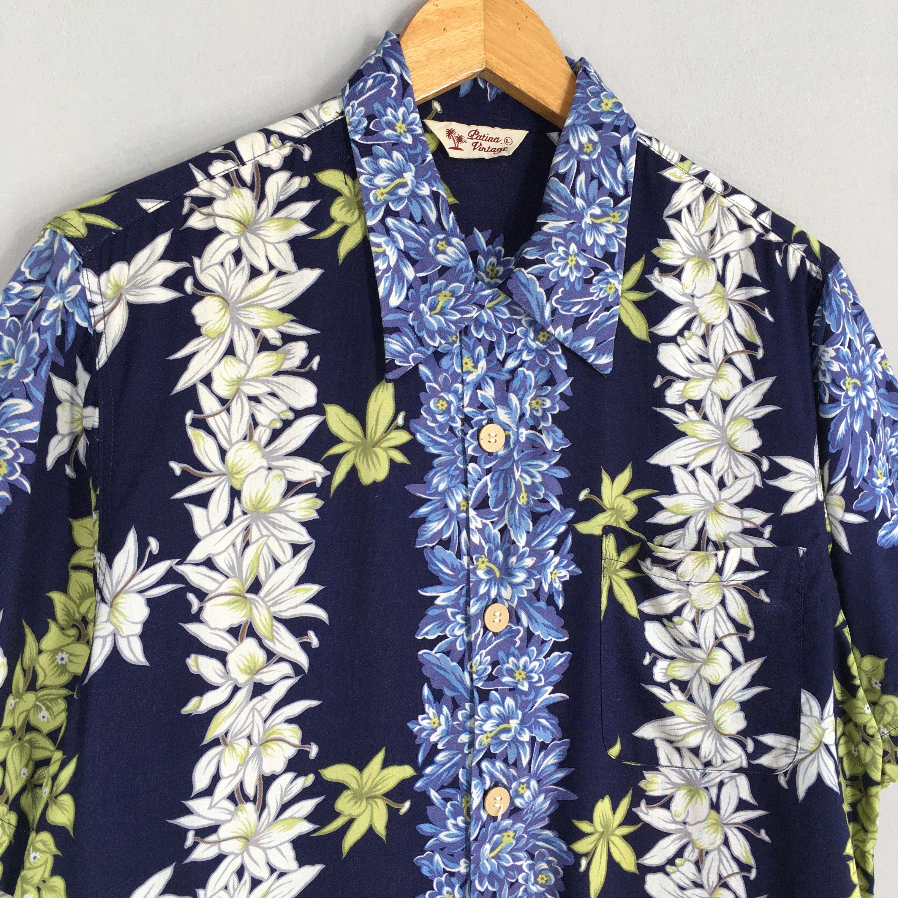 Other Vintage Patina Floral Hawaii Summer Wear Shirt Large Size US L / EU 52-54 / 3 - 3 Thumbnail