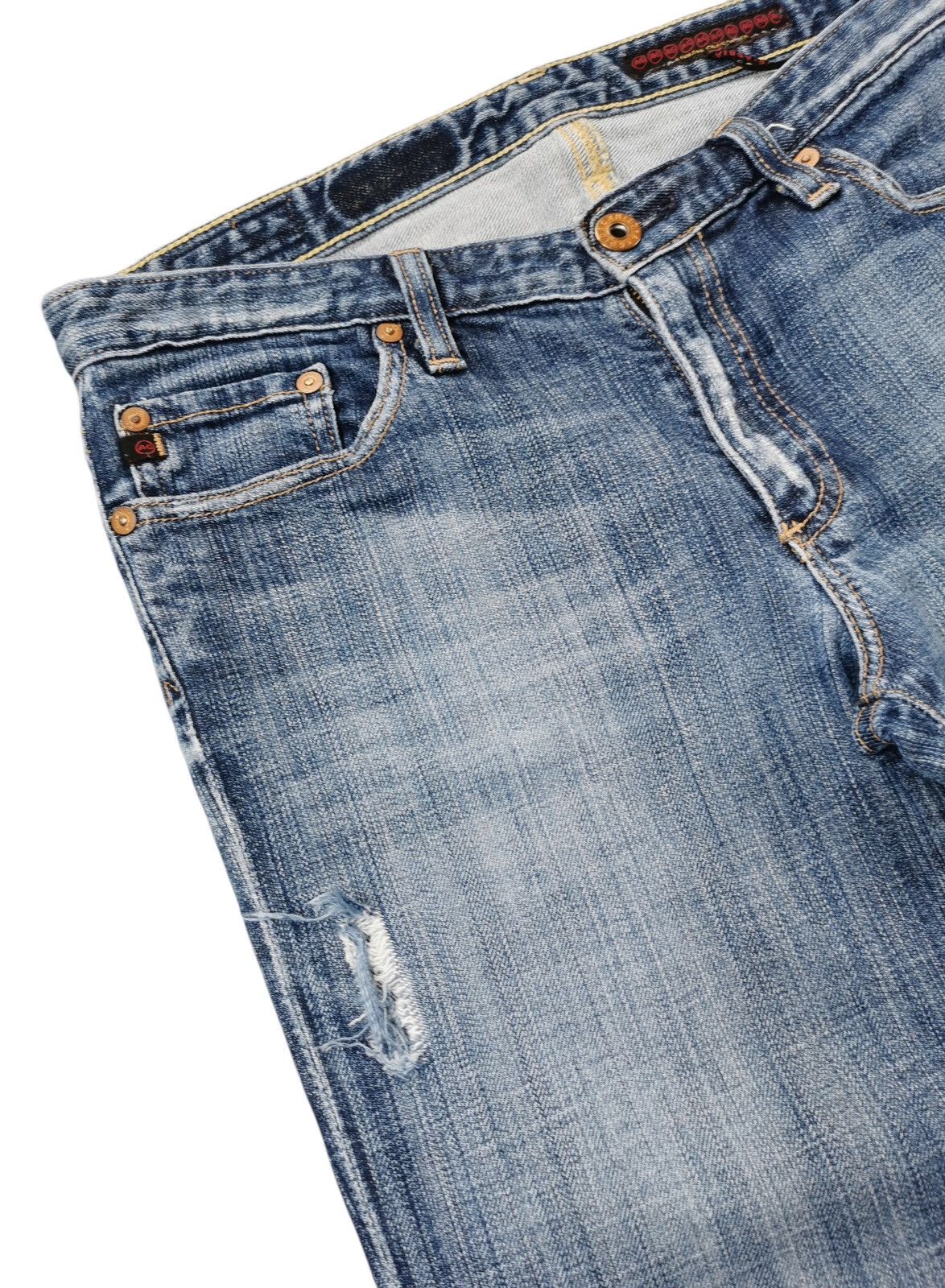 AG Adriano Goldschmied Adriano Goldschmied Flared Denim Jeans Size US 31 - 5 Thumbnail
