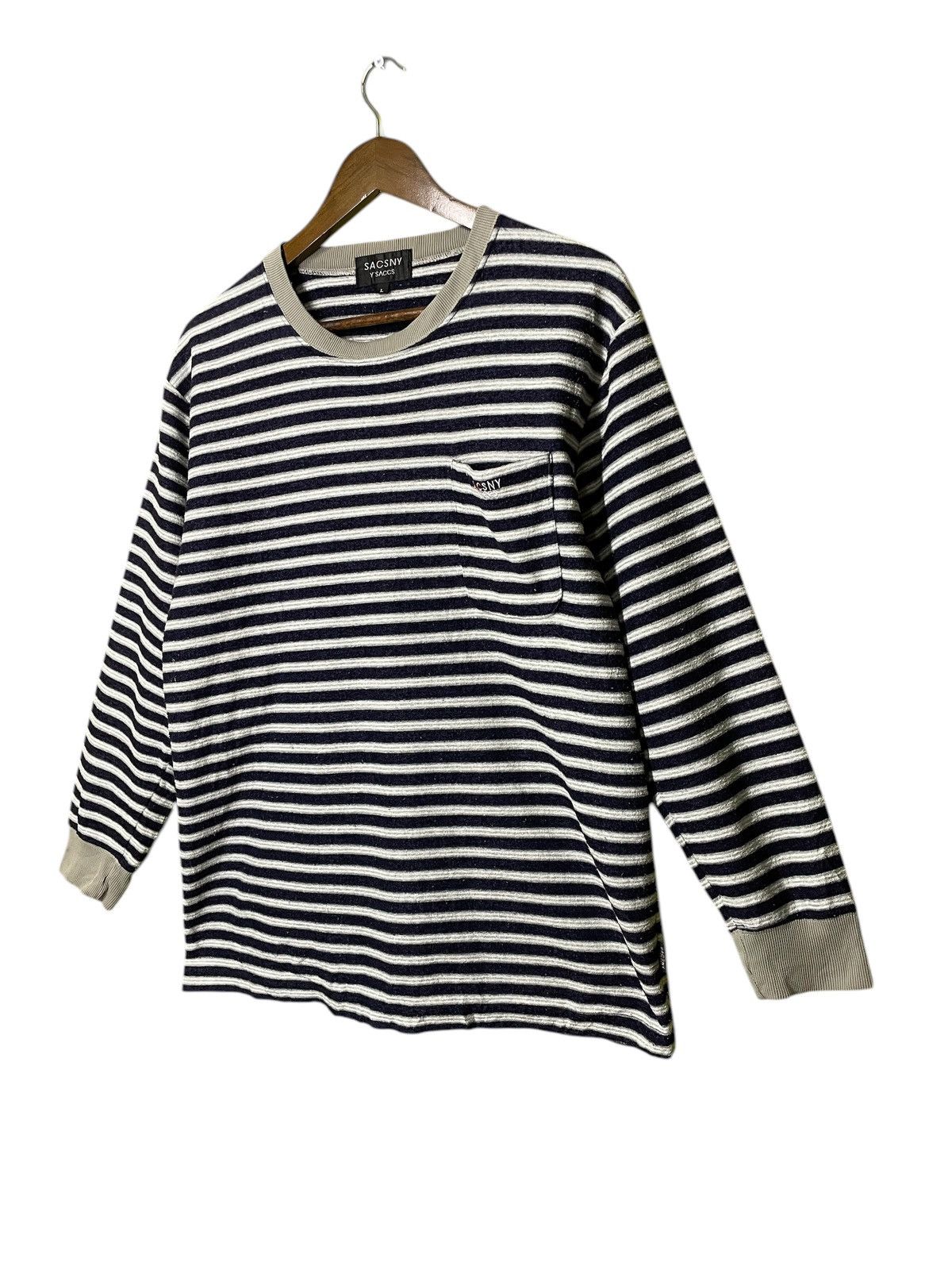 Designer × Japanese Brand × Yohji Yamamoto Sacsny Y’saccs by yohjiyamamoto crewneck sweatshirt Size US L / EU 52-54 / 3 - 2 Thumbnail