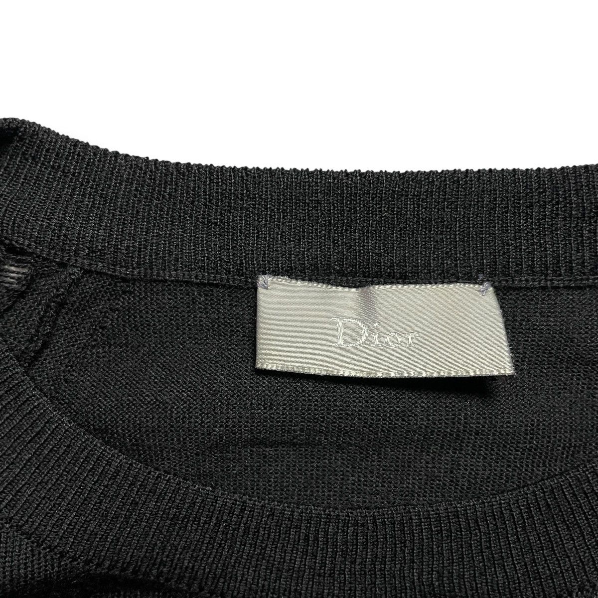 Dior Dior Homme S/S08 Kris Van Assche Distress Knitted Sweatshirt Size US S / EU 44-46 / 1 - 4 Thumbnail