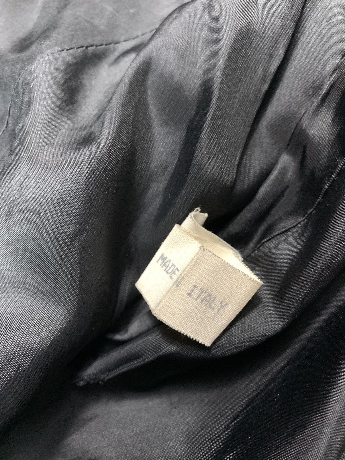 Trussardi × Vintage Vintage 90s Trussardi leather jacket blazer opium bondage Size L / US 10 / IT 46 - 7 Thumbnail