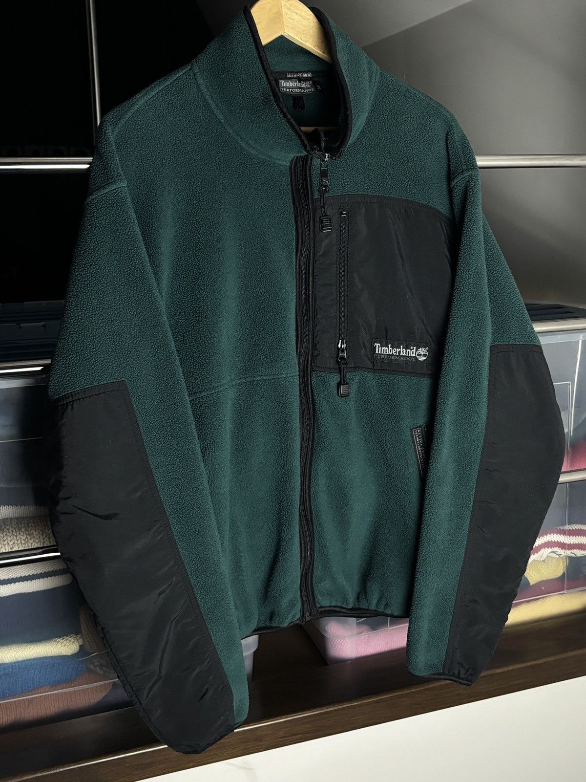 Timberland Timberland Vintage Made In USA Polar Fleece Jacket Polartec Size US M / EU 48-50 / 2 - 2 Thumbnail