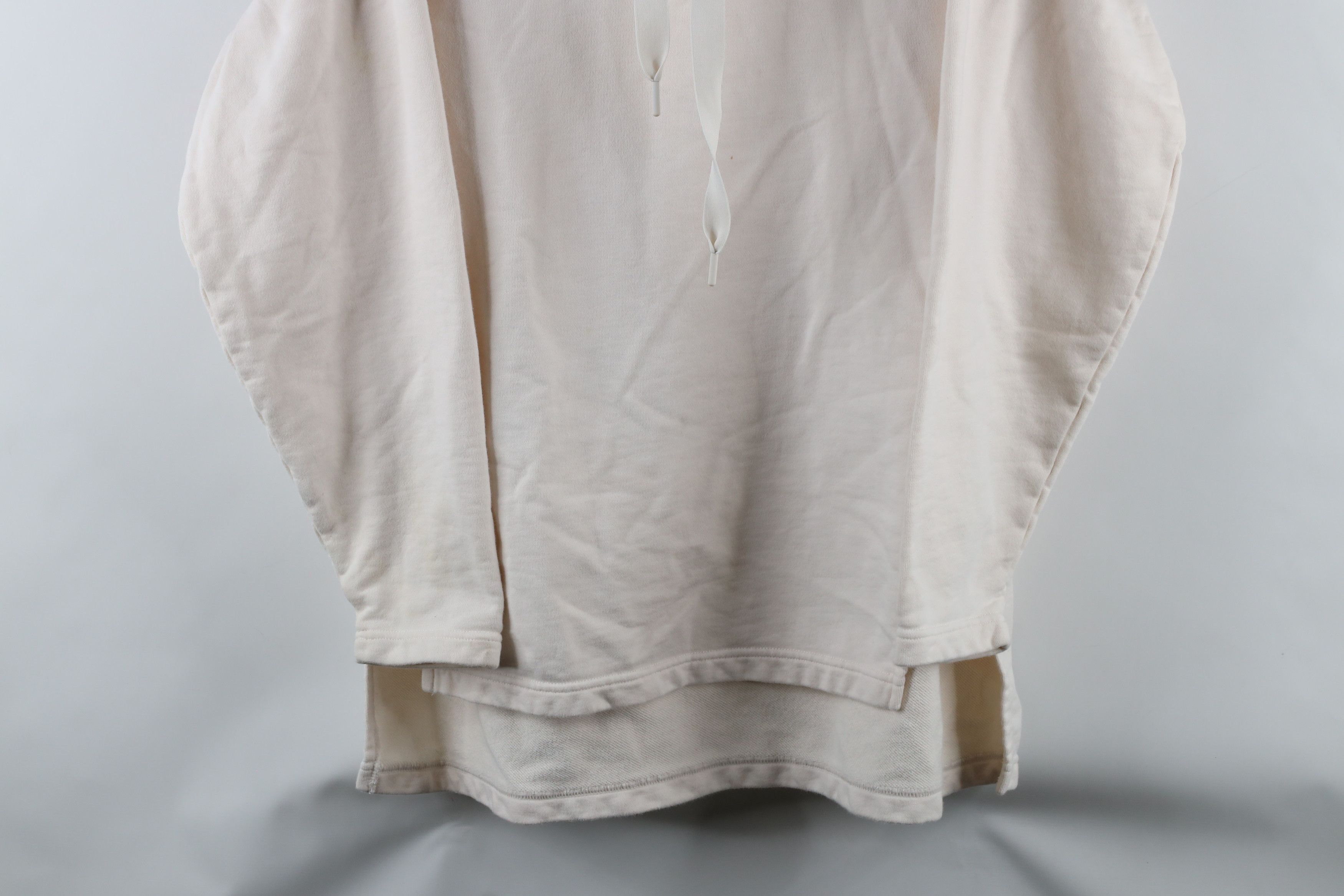 Athleta × Vintage Athleta Distressed Yogi High Low Oversized Hoodie Light Pink Size M / US 6-8 / IT 42-44 - 3 Thumbnail