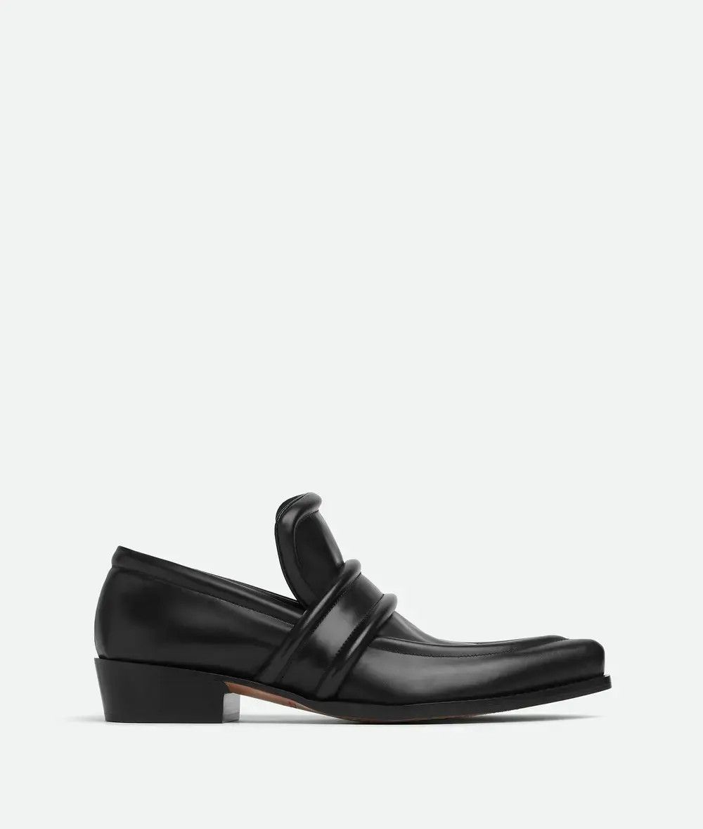 Bottega Veneta o1n1vont1225 Spada Loafers in Black Size US 10 / IT 40 - 1 Thumbnail