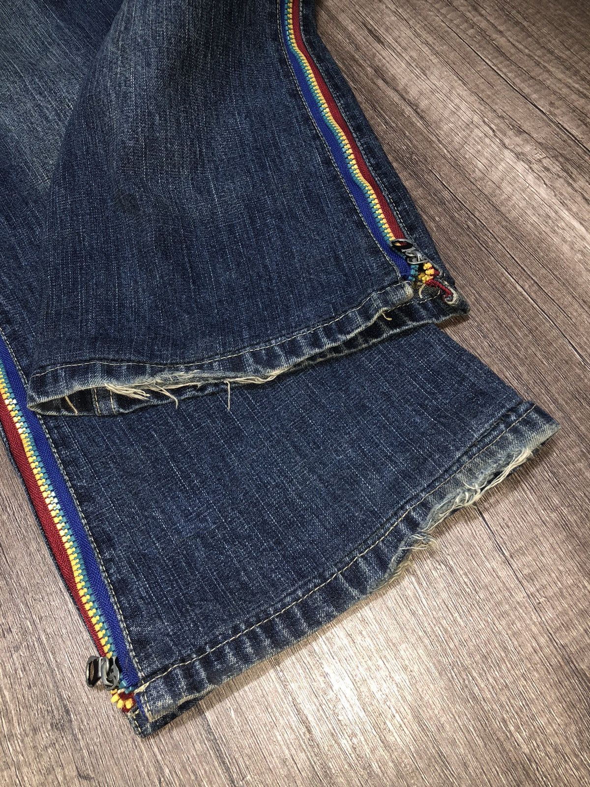 Designer × Hysteric Glamour Vintage Gazoz Jeans Rare Zipper Design Size US 29 - 20 Thumbnail