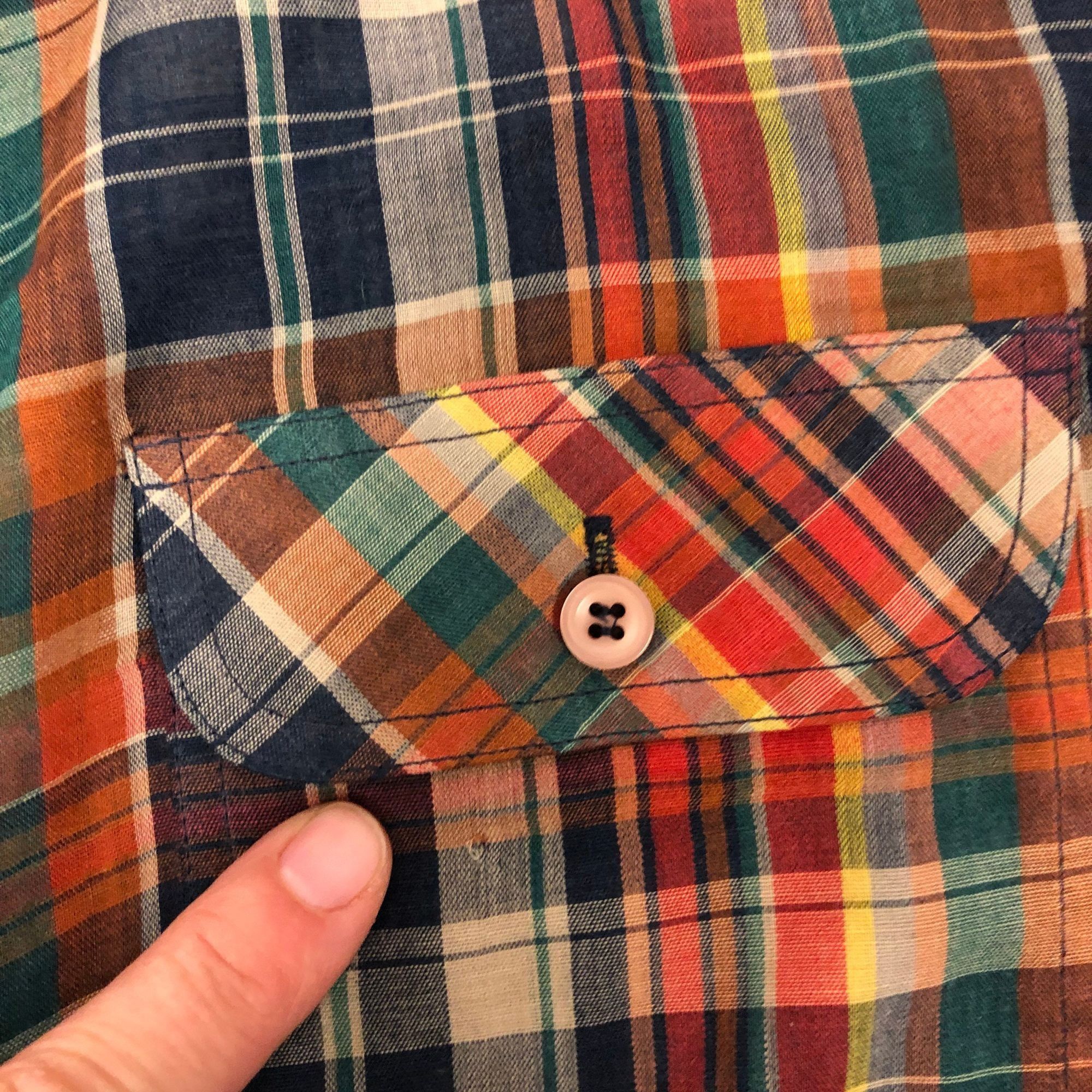 Arrow Vtg Arrow ULTRA THIN Blue Red Plaid Check Rockabilly Shirt Size US M / EU 48-50 / 2 - 6 Thumbnail