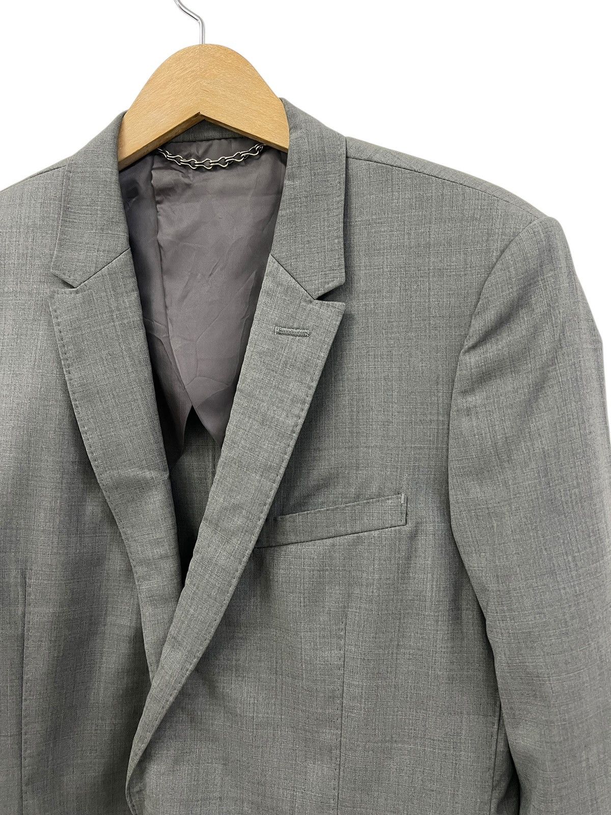 Maison MIHARA YASUHIRO Miharayasuhiro AW11 Gray Wool Blazer Jacket Size 48R - 5 Thumbnail