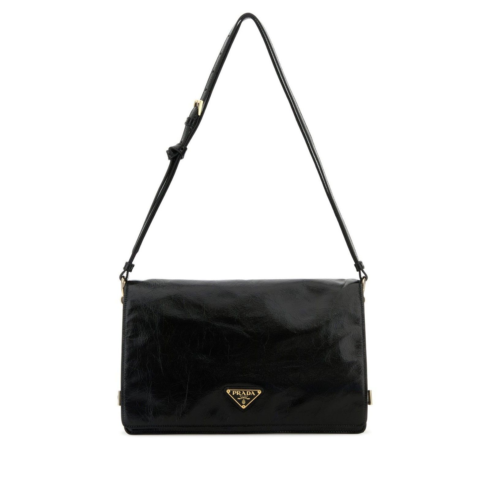 Prada PRADA Iconic Black Leather Shoulder Bag New & Authentic Size ONE SIZE - 1 Thumbnail
