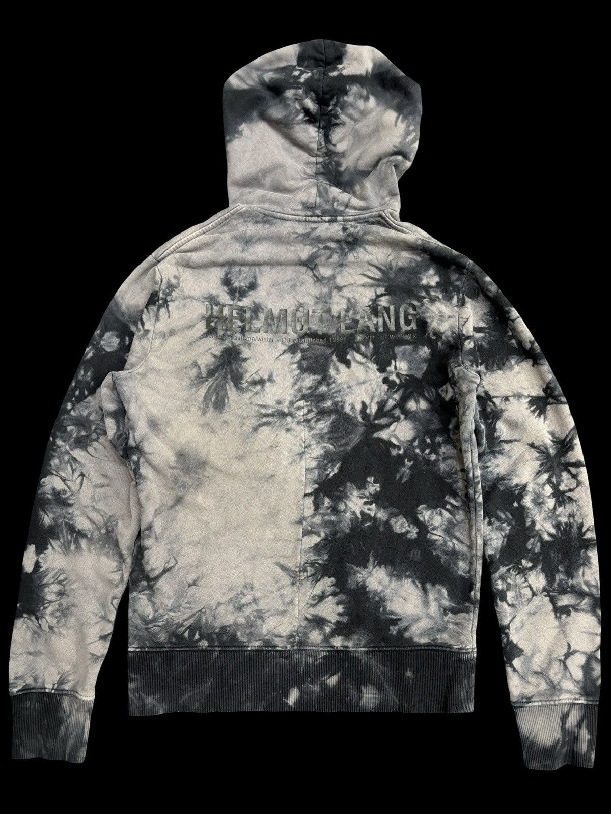 Helmut Lang Archival 2018 AW Helmut Lang Tye Dye Hoodie F573 Size US M / EU 48-50 / 2 - 1 Thumbnail
