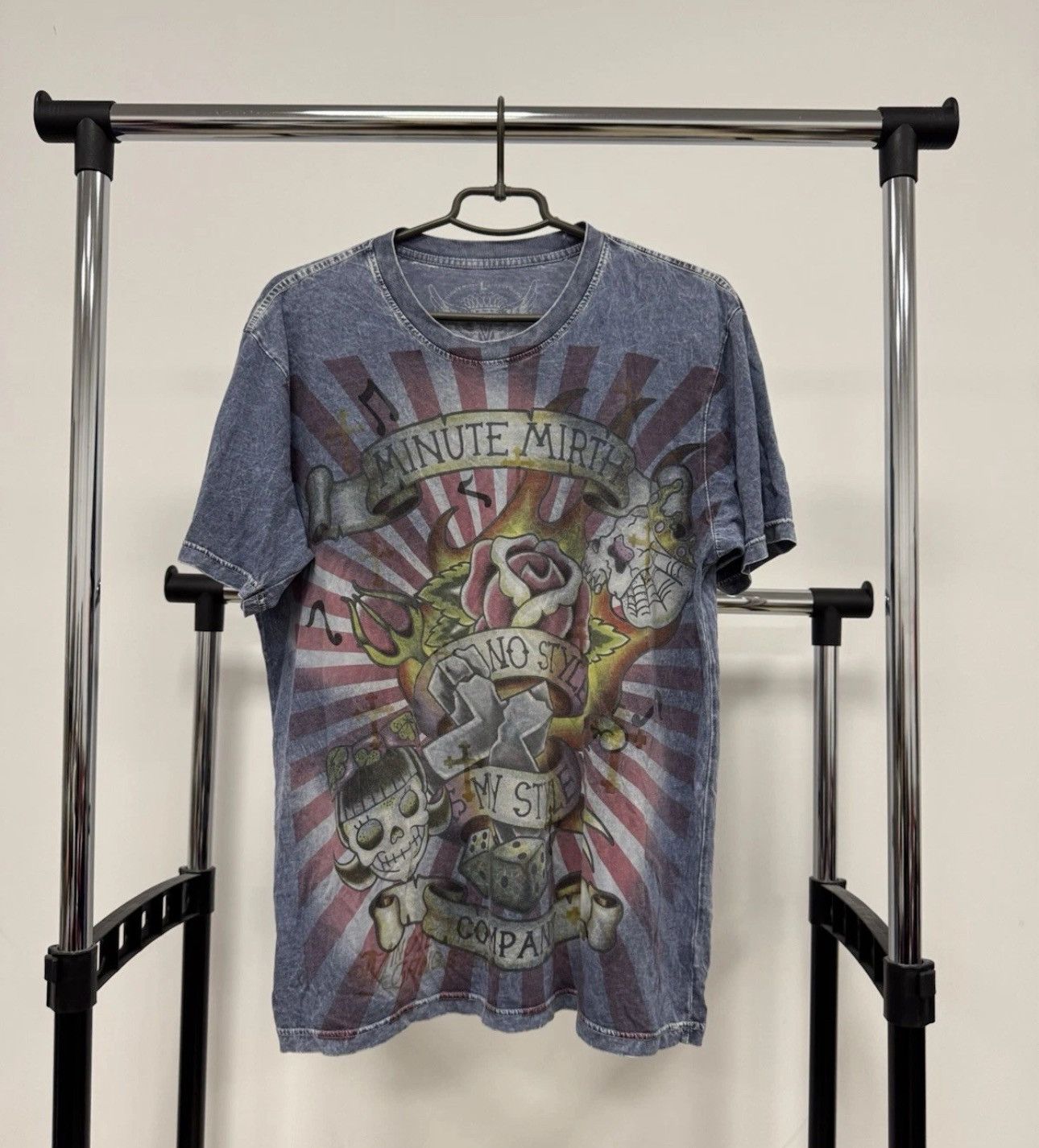 Ed Hardy Vintage Minute Mirth Y2K T Shirt Skull Ed Hardy Style Size US L / EU 52-54 / 3 - 2 Thumbnail