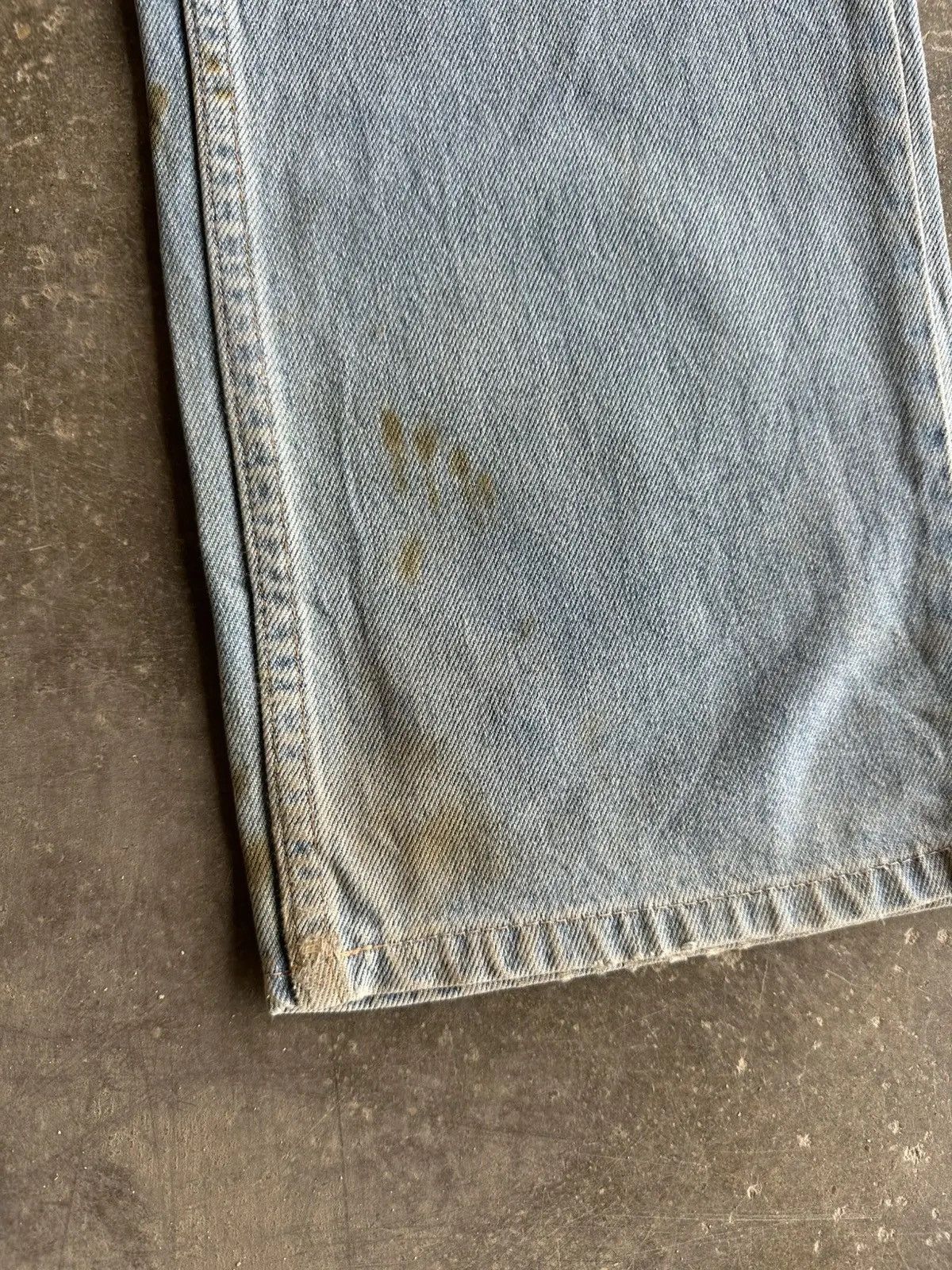 Levi's SEND OFFER🍁VINTAGE LEVI’S ORANGE TAB RUSTY DIRTY DENIM PANT Size US 30 / EU 46 - 5 Thumbnail