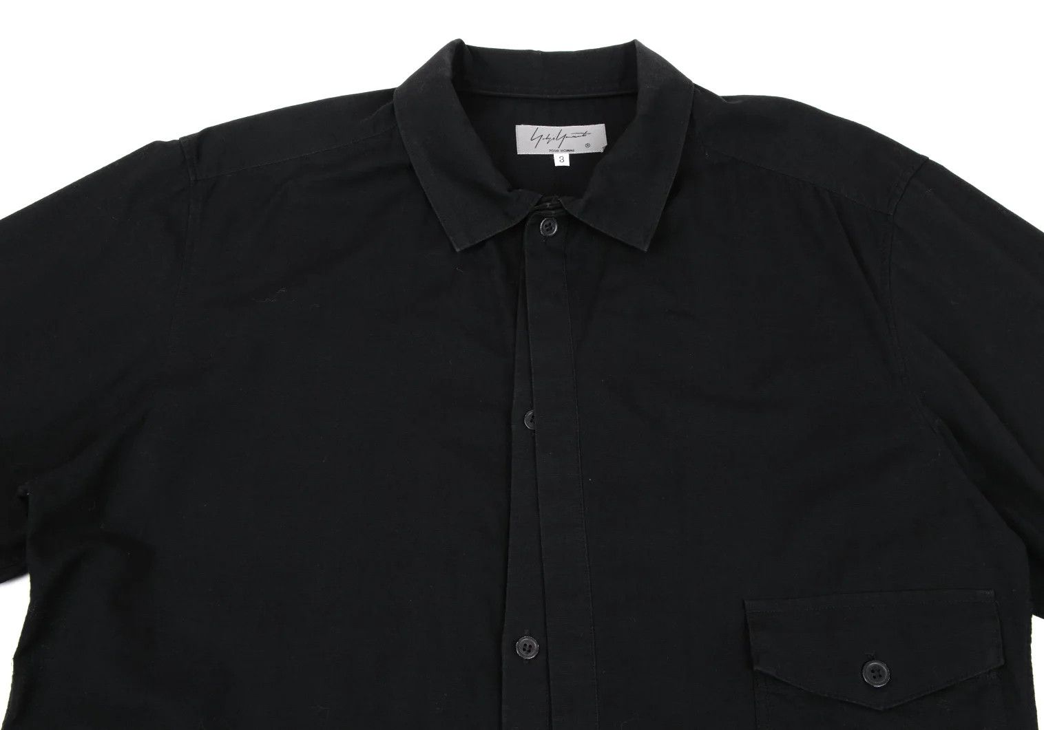Yohji Yamamoto Yohji Yamamoto Cotton Linen Half Layered Shirt Size US L / EU 52-54 / 3 - 2 Thumbnail