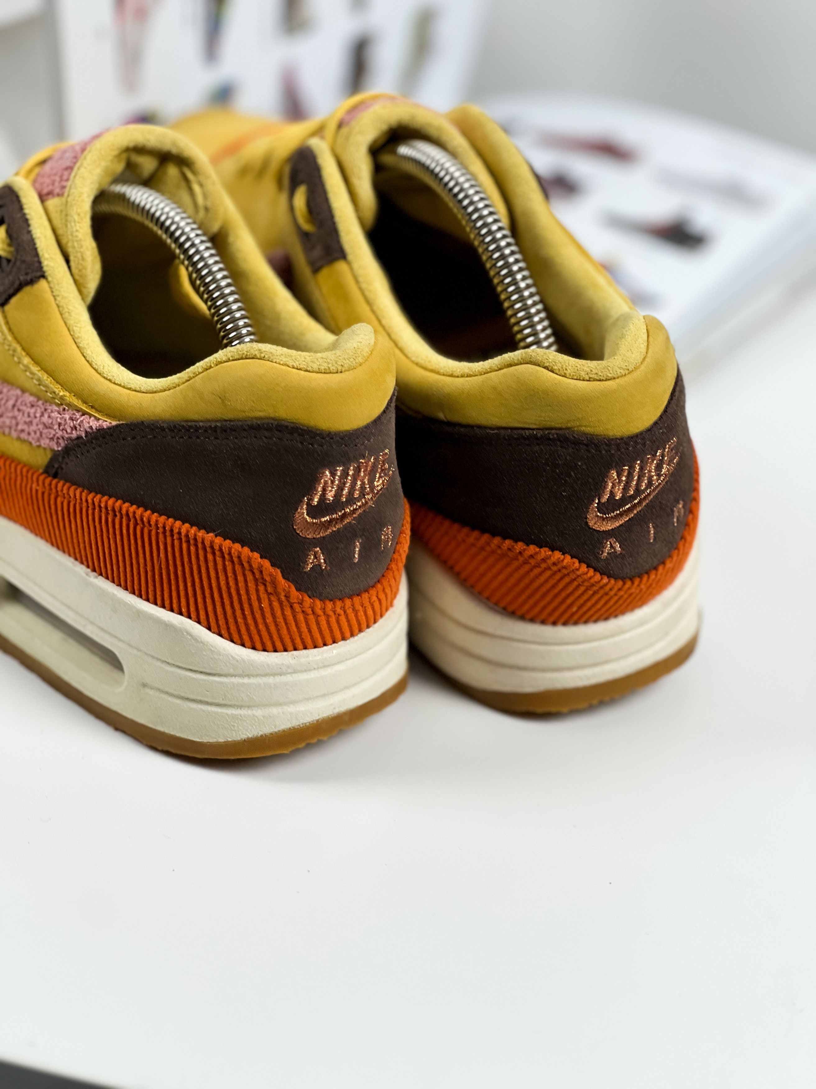 Nike Nike Air Max 1 Crepe Wheat Gold Rust Pink 'CD7861-700' Size US 7 / EU 40 - 8 Thumbnail