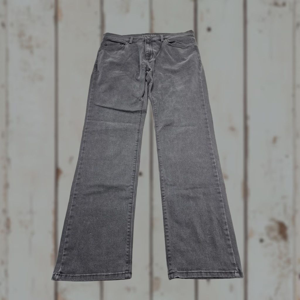 Mott & Bow Mott & Bow Jeans 36x32 Gray Slim Stone 9 Month Denim Straight Stretch Mens Regular Zip Pockets Logo Cord Belt Loops Stones Wash Size US 36 / EU 52 - 1 Thumbnail
