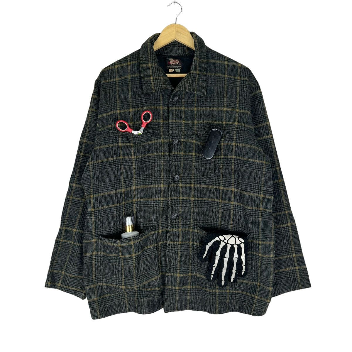 Vintage × Woolrich Woolen Mills ⚡️50s WOOLRICH WOOLEN MILLS PLAIDS UTILITY POCKET JACKET Size US S / EU 44-46 / 1 - 1 Thumbnail