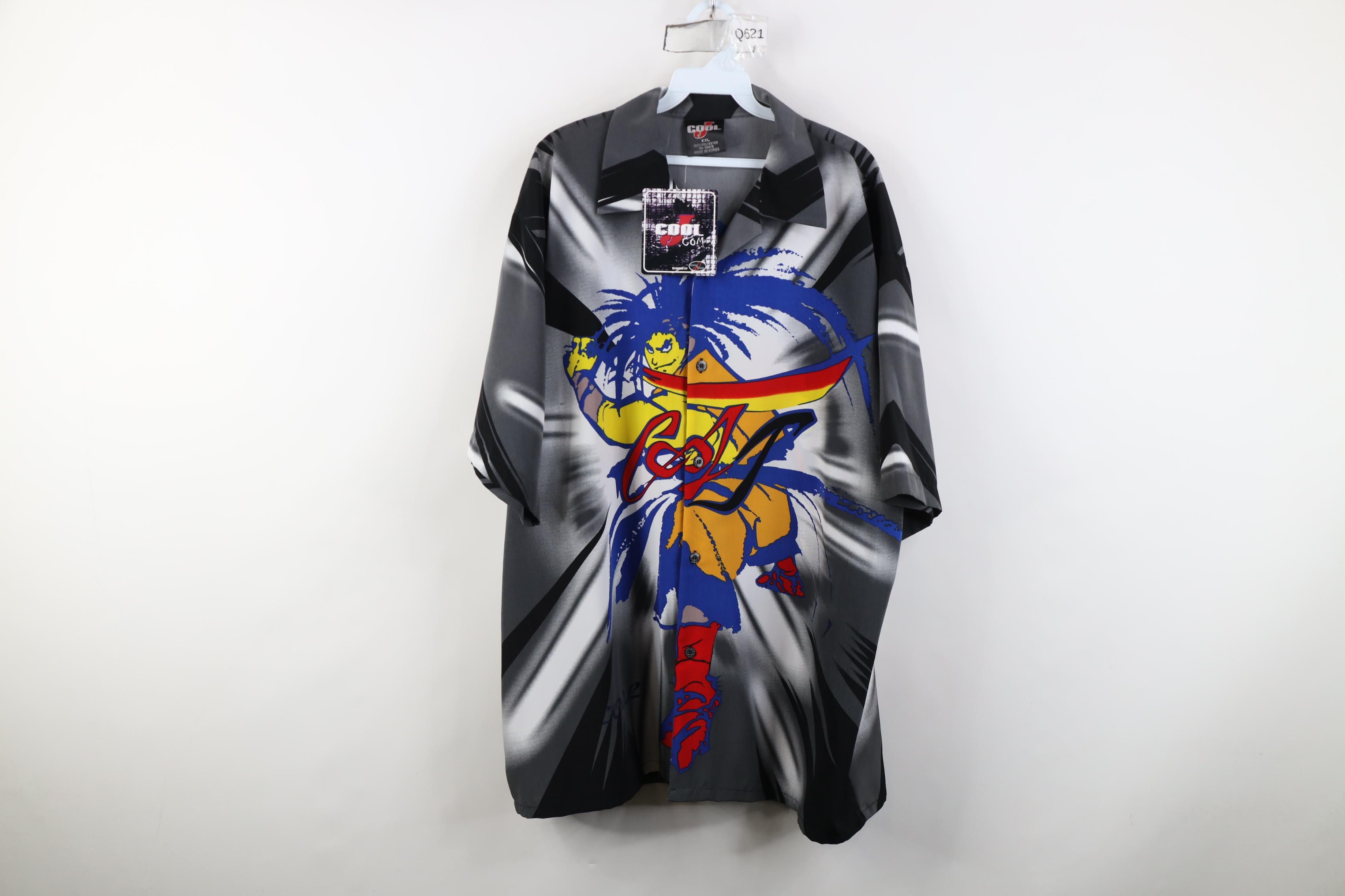 Vintage Deadstock Vintage 90s Y2K Streetwear Warrior Button Shirt Size US XXL / EU 58 / 5 - 1 Thumbnail